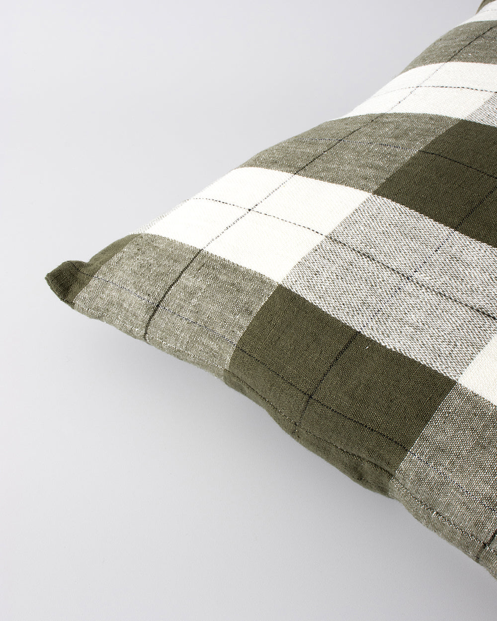 Willis Cushion - Olive/Ivory 50 x 50cm Rodwell and Astor
