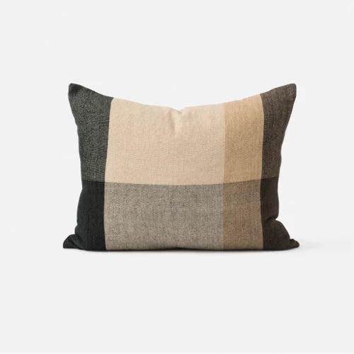 Cabin Linen Cushion - Midight/Multi 55 x 45cm