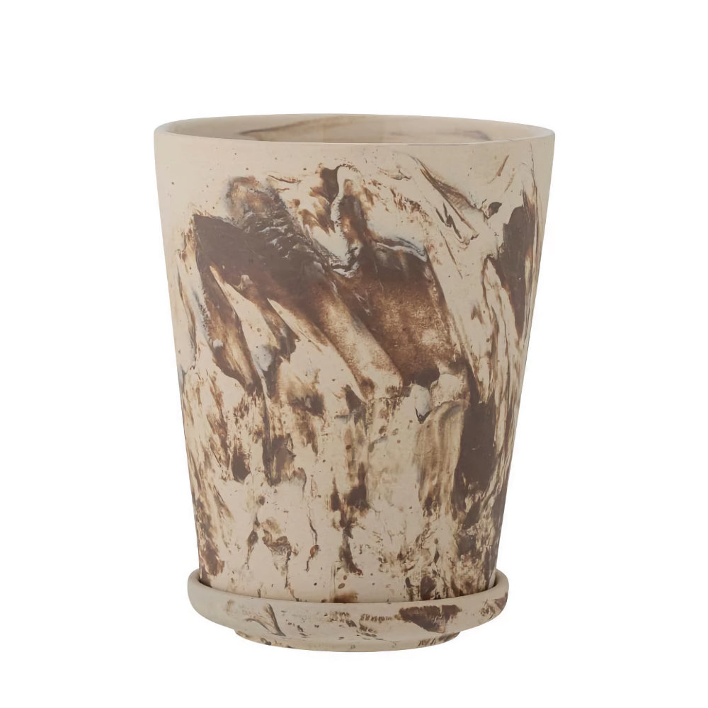BLOOMINGVILLE Stacey Flowerpot with Saucer