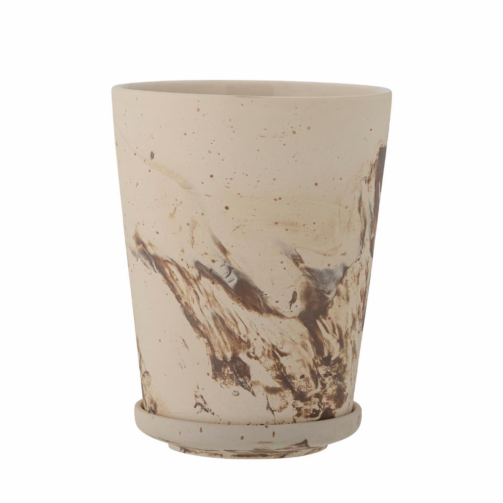 BLOOMINGVILLE Stacey Flowerpot with Saucer