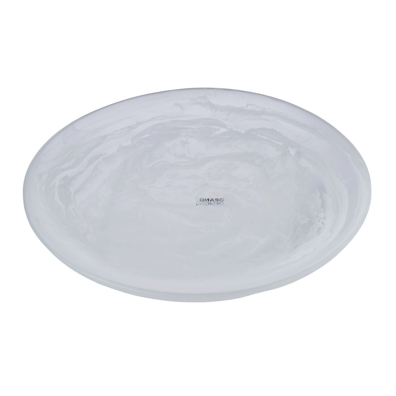 Aerial Resin Serving Platter - White