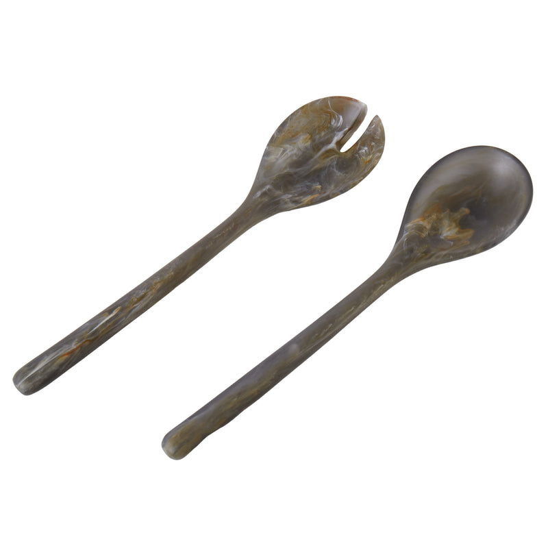 Aerial Salad Servers - Green Rodwell and Astor