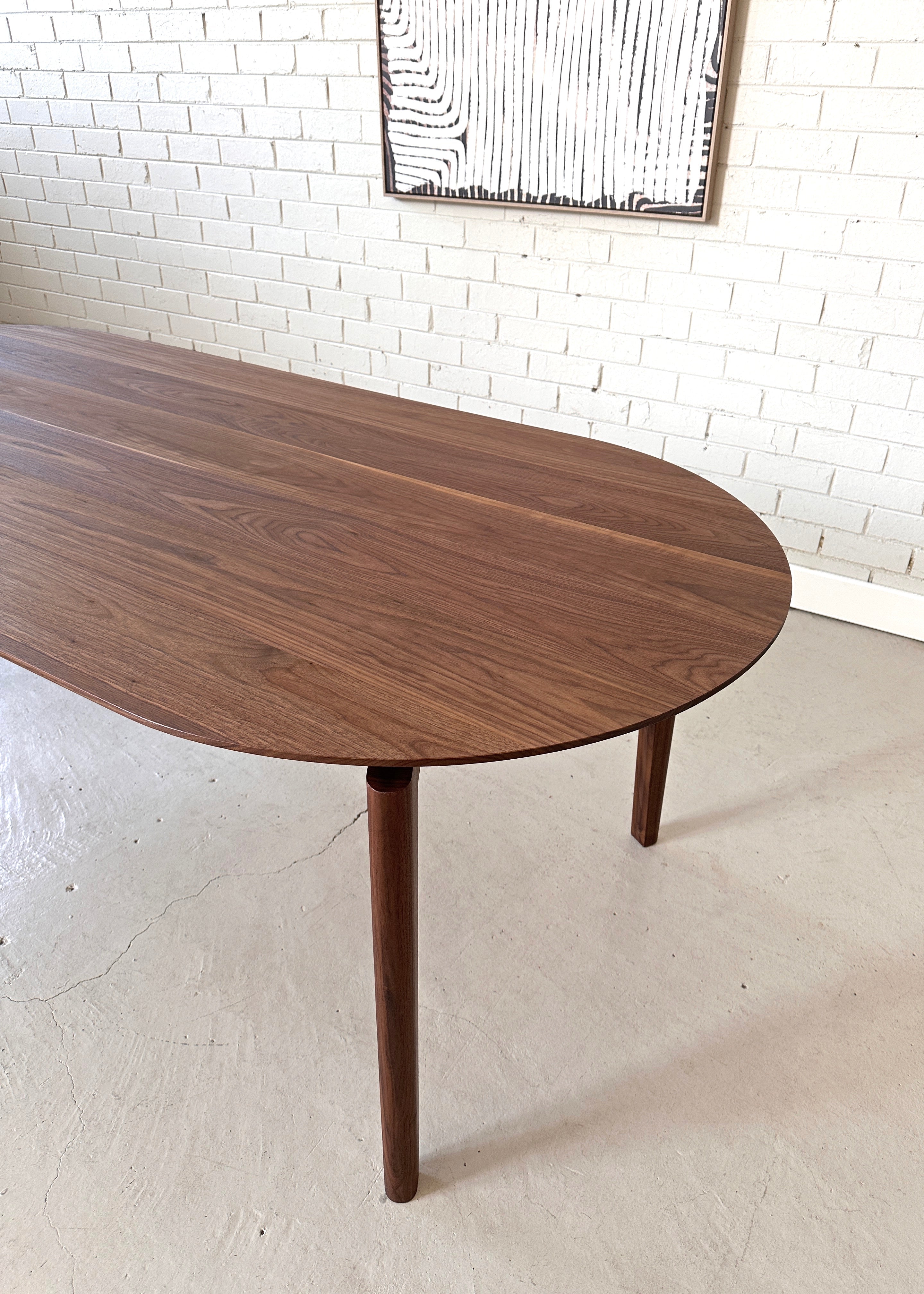 Barnett Dining Table - Solid American Walnut by Duncan Rodwell