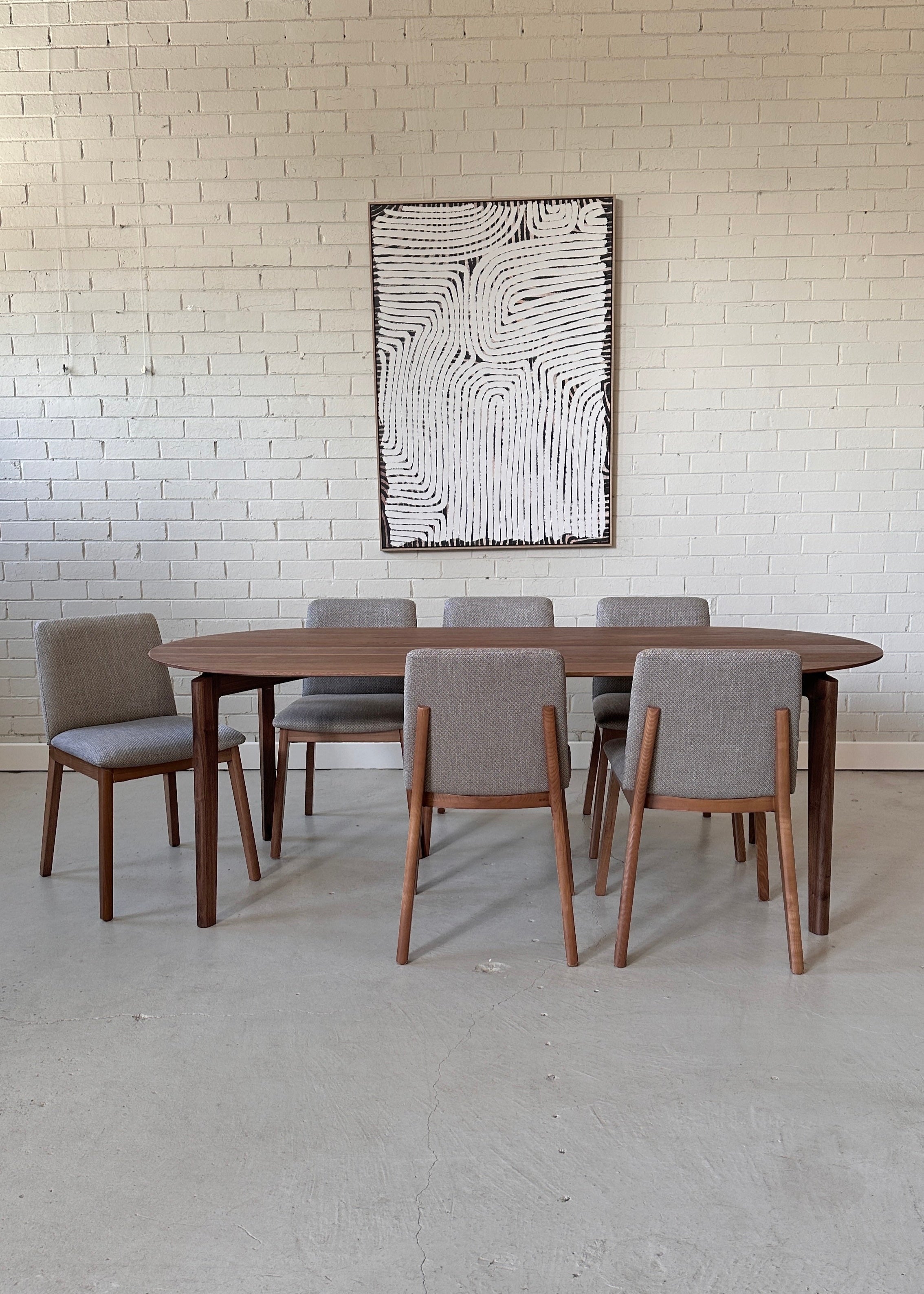 Barnett Dining Table - Solid American Walnut by Duncan Rodwell