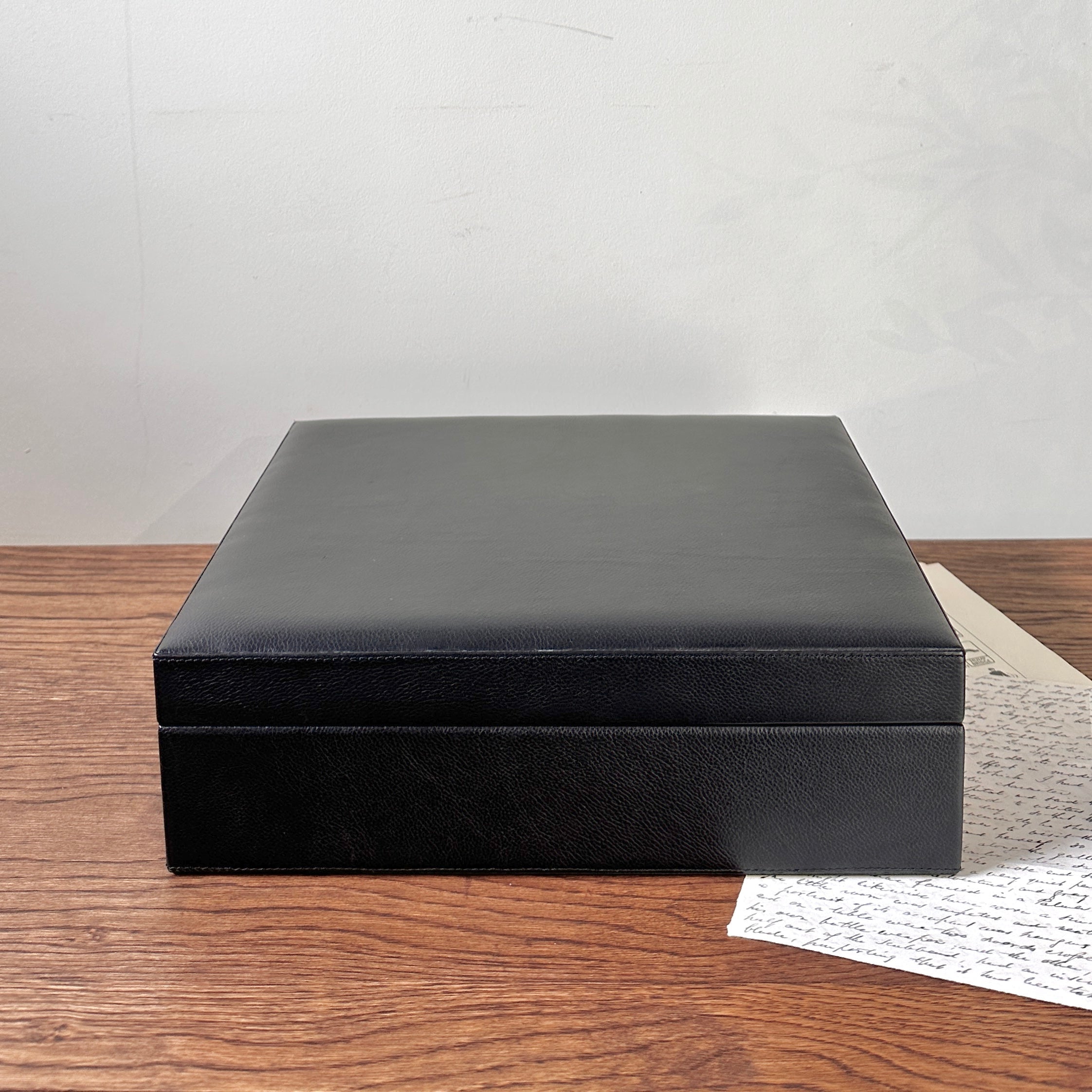 Memory Box - Black Leather