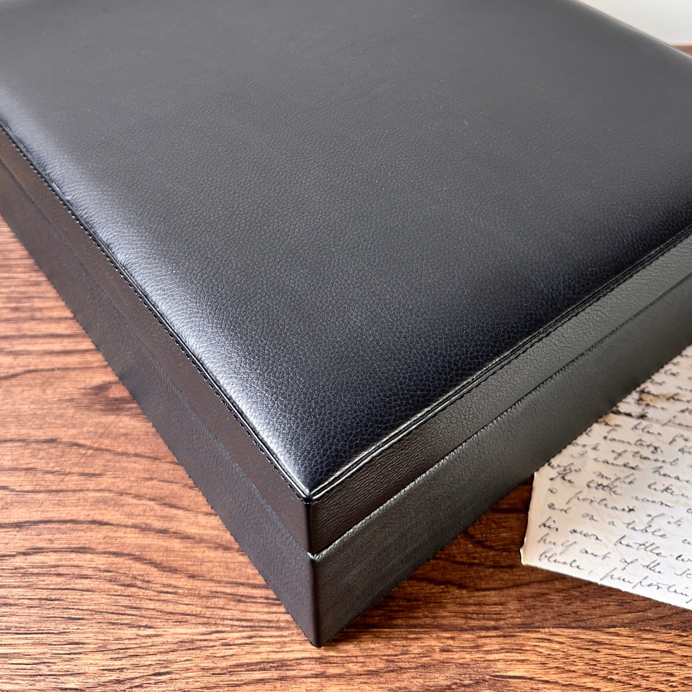Memory Box - Black Leather