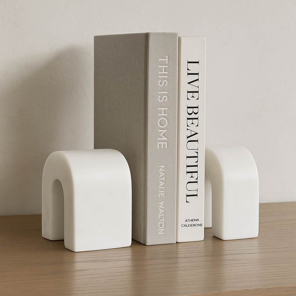 Blanco Marble Arch Bookends - Pair