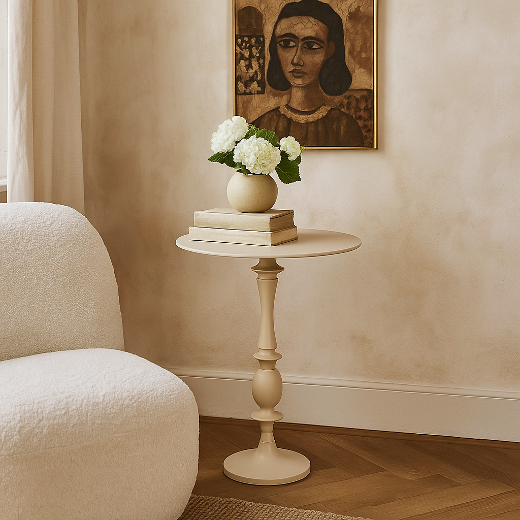 Annan Side Table - Beige