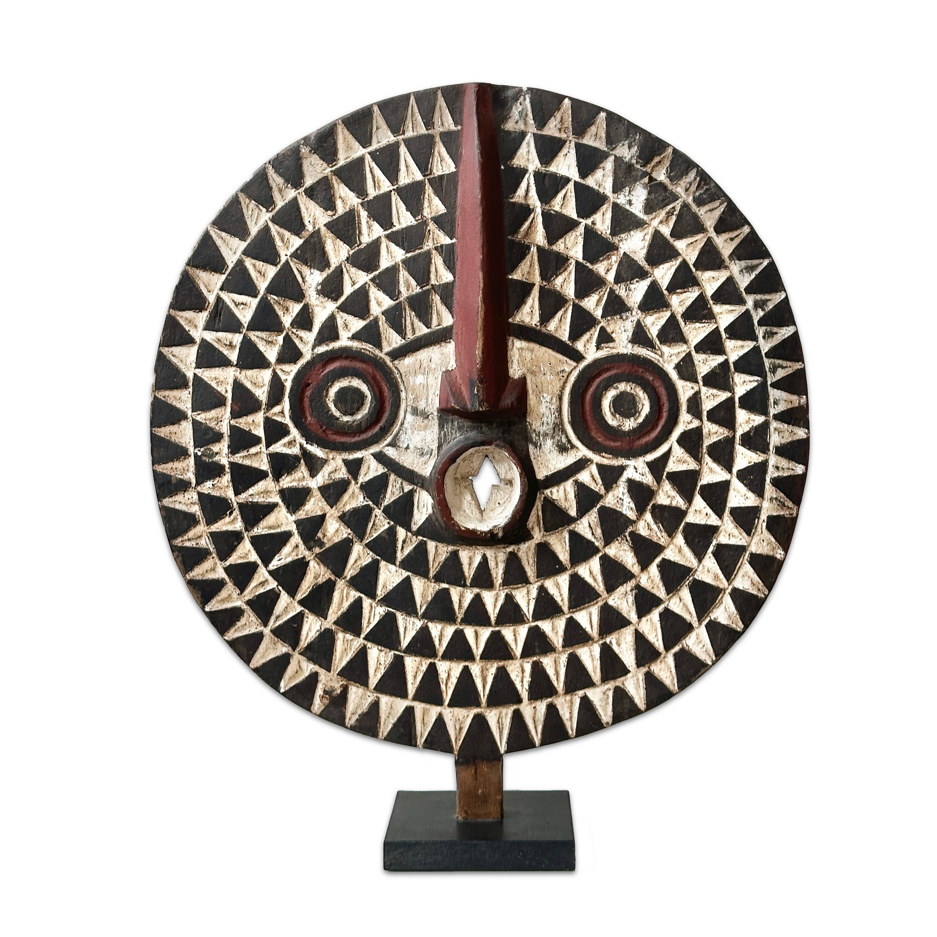 Vintage Bobo Mask on Stand - 43cm