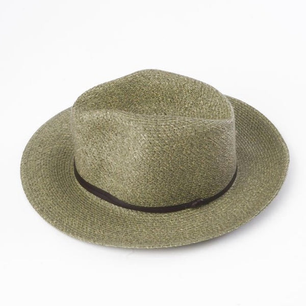 Travaux en Cours - Borsalino Hat - Leather Strap - Army