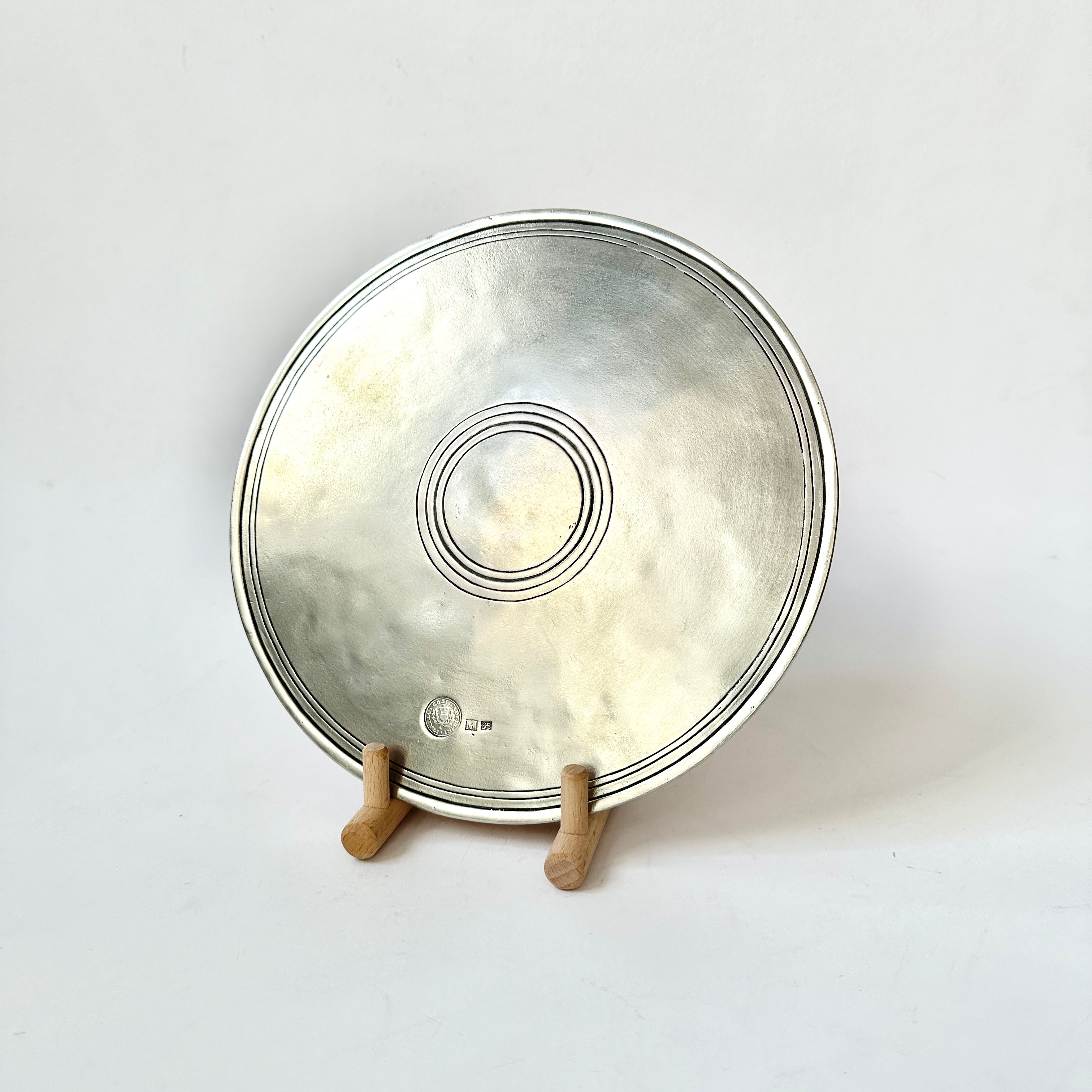 Palio Circular Table Trivet/Placemat- 25 cm Diameter - Handcrafted in Italy - Pewter