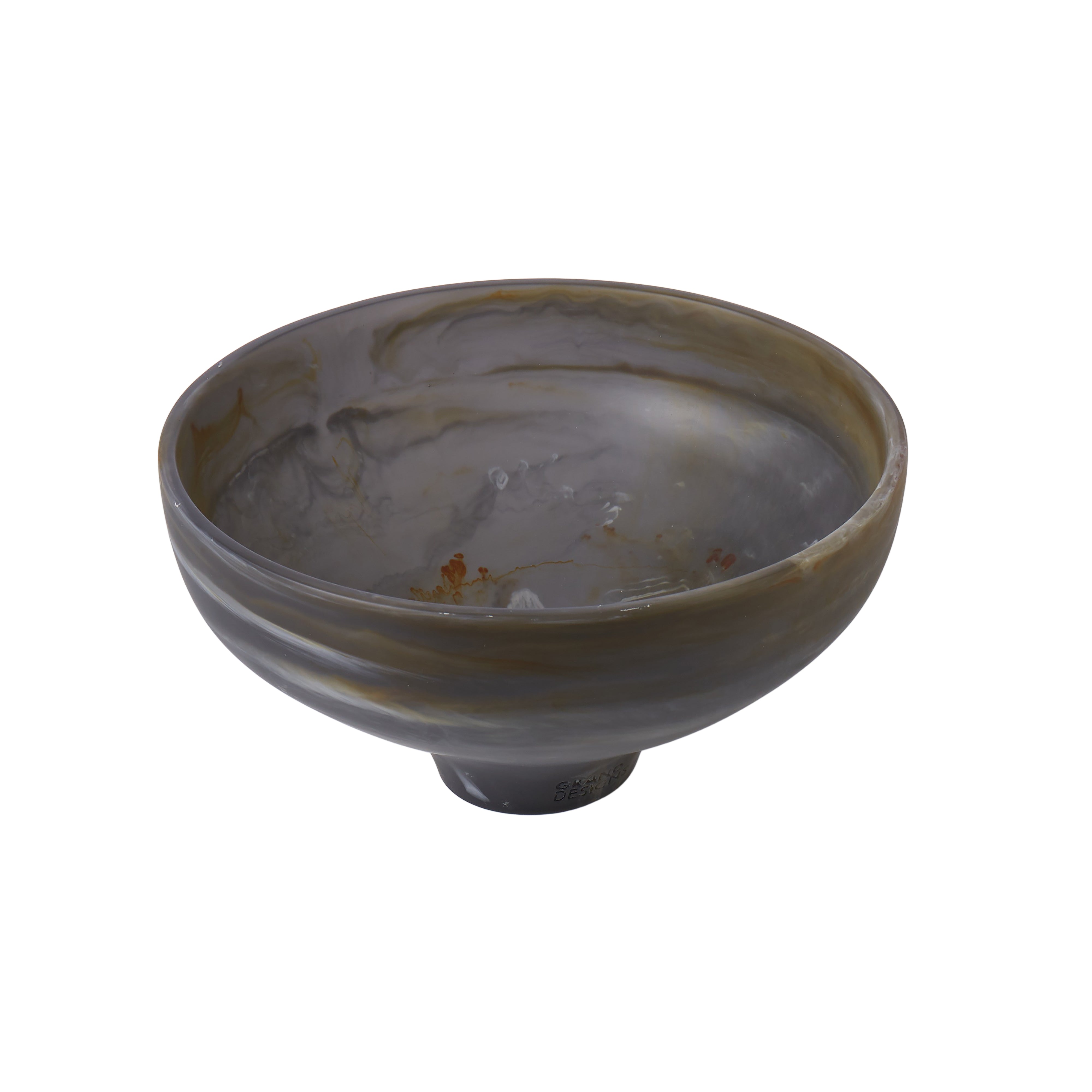 Aerial Resin Serving Bowl - Green