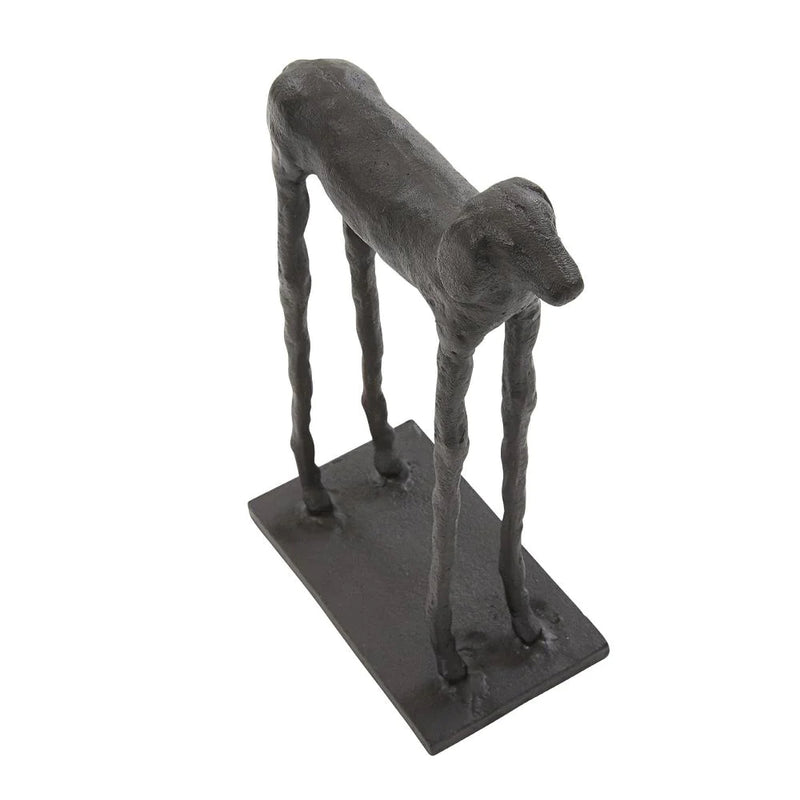 Helsi Dog Sculpture - Aged Bronze Rodwell and Astor