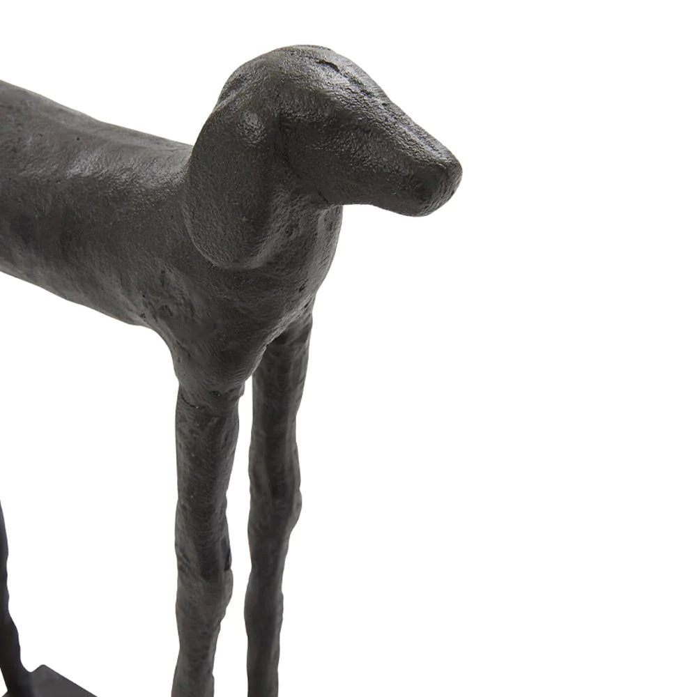 Helsi Dog Sculpture - Aged Bronze Rodwell and Astor