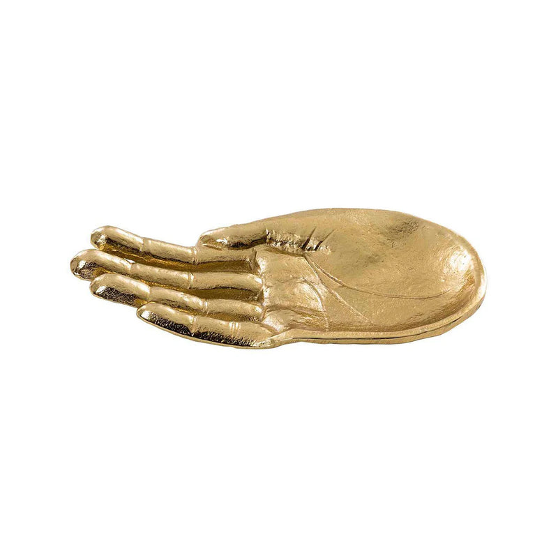 Brass Plated Hand Catchall Tray