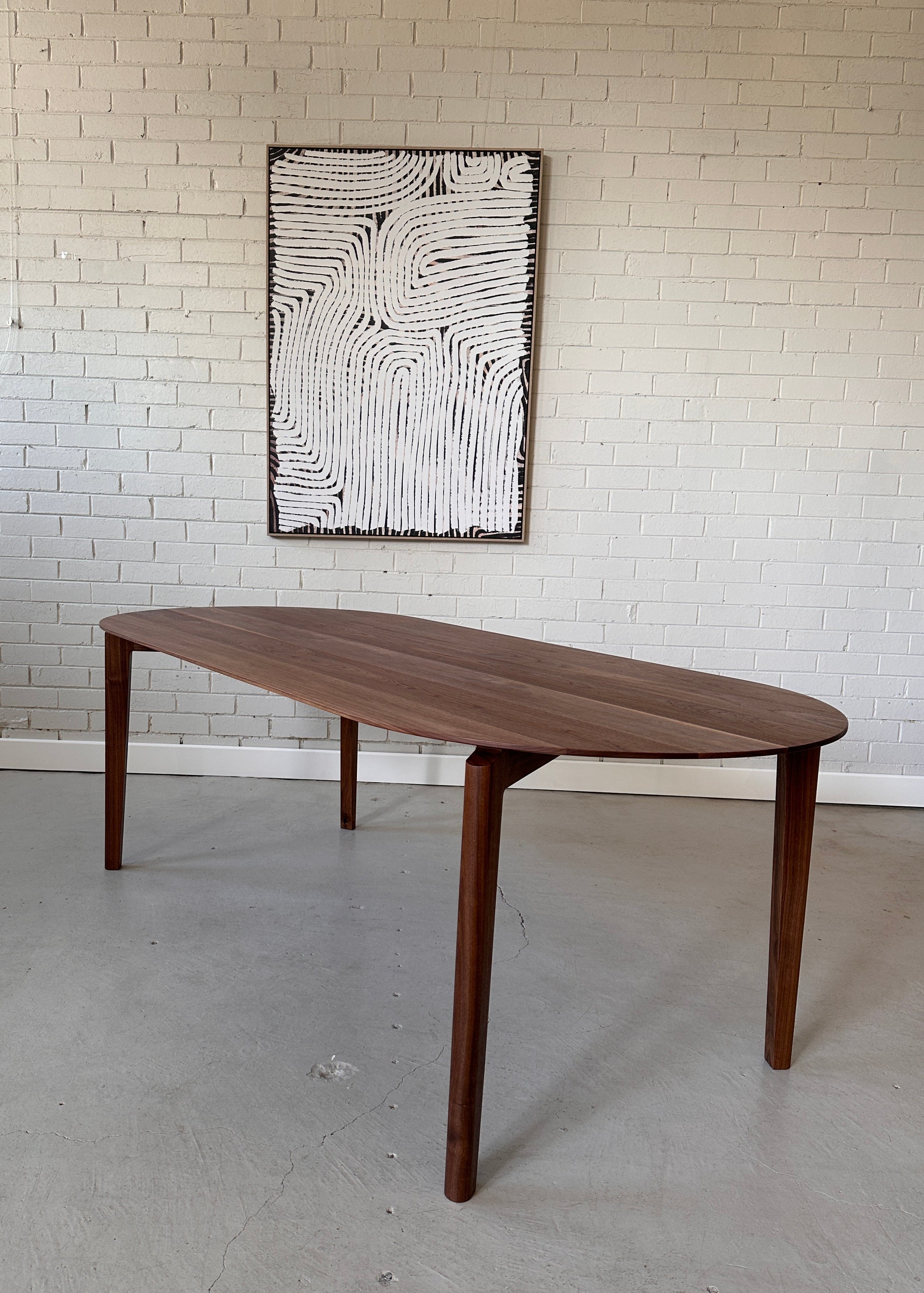 Barnett Dining Table - Solid American Walnut by Duncan Rodwell
