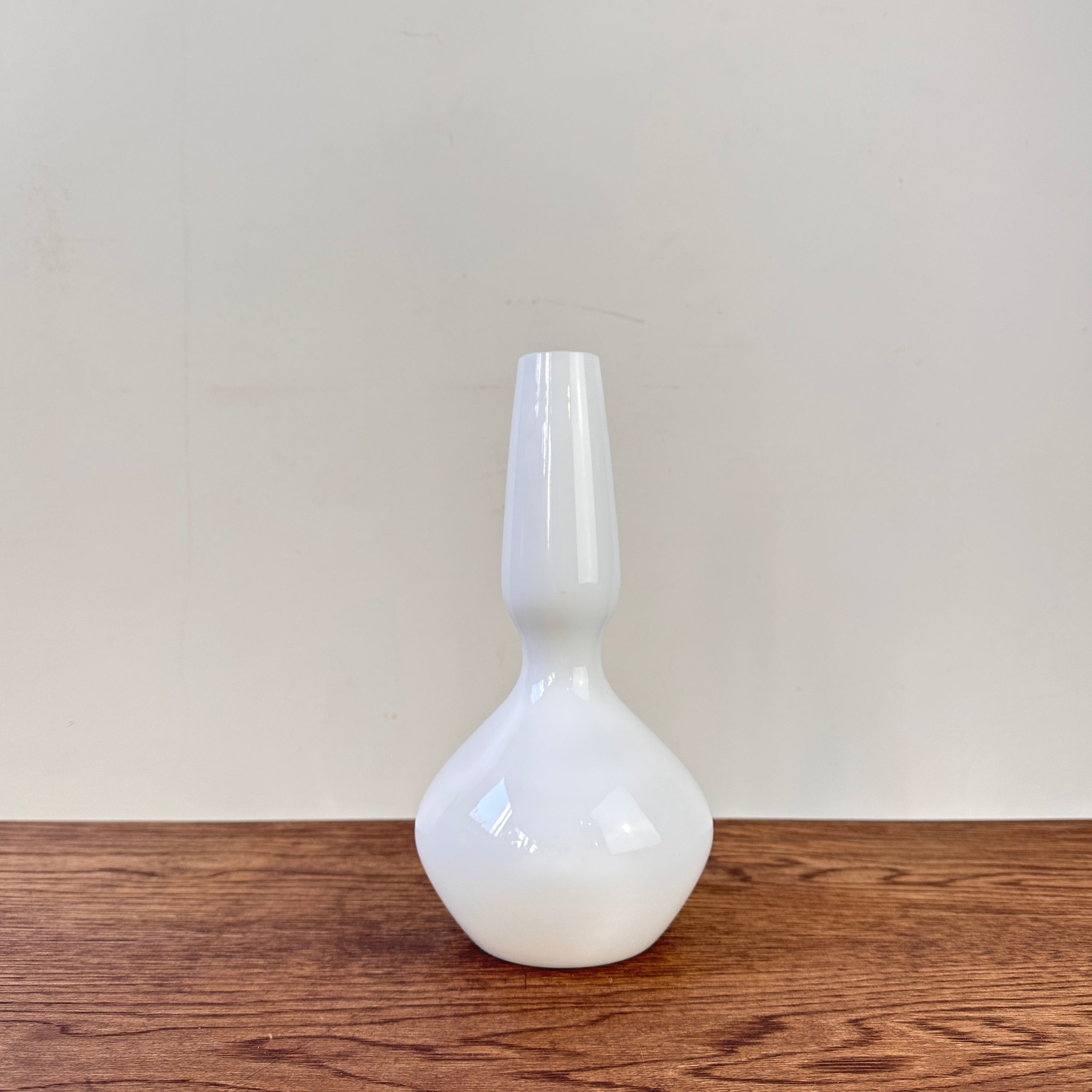 Vintage Kastrup Opaline Vase by Jacob Bang — Denmark, 1957