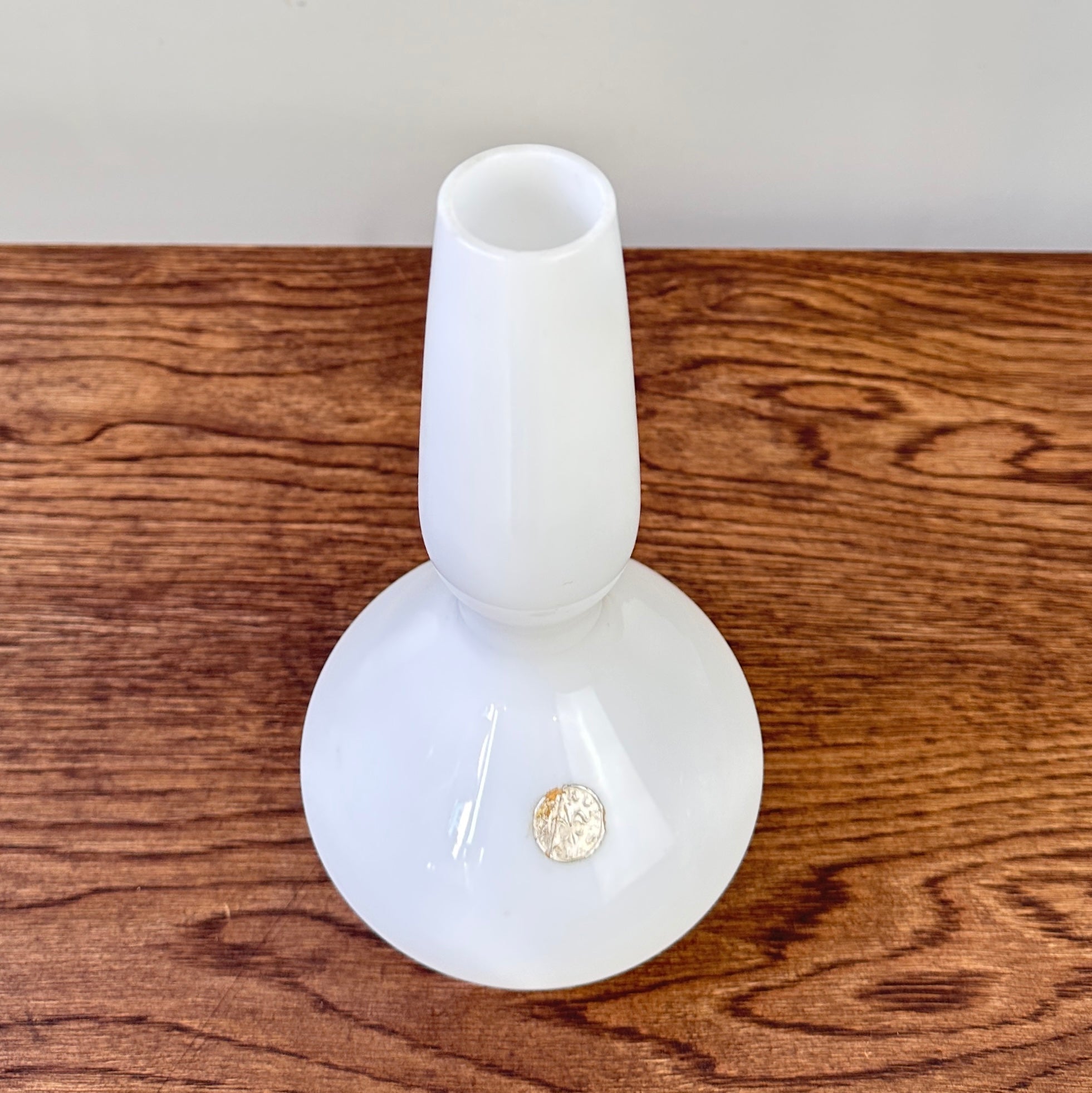 Vintage Kastrup Opaline Vase by Jacob Bang — Denmark, 1957