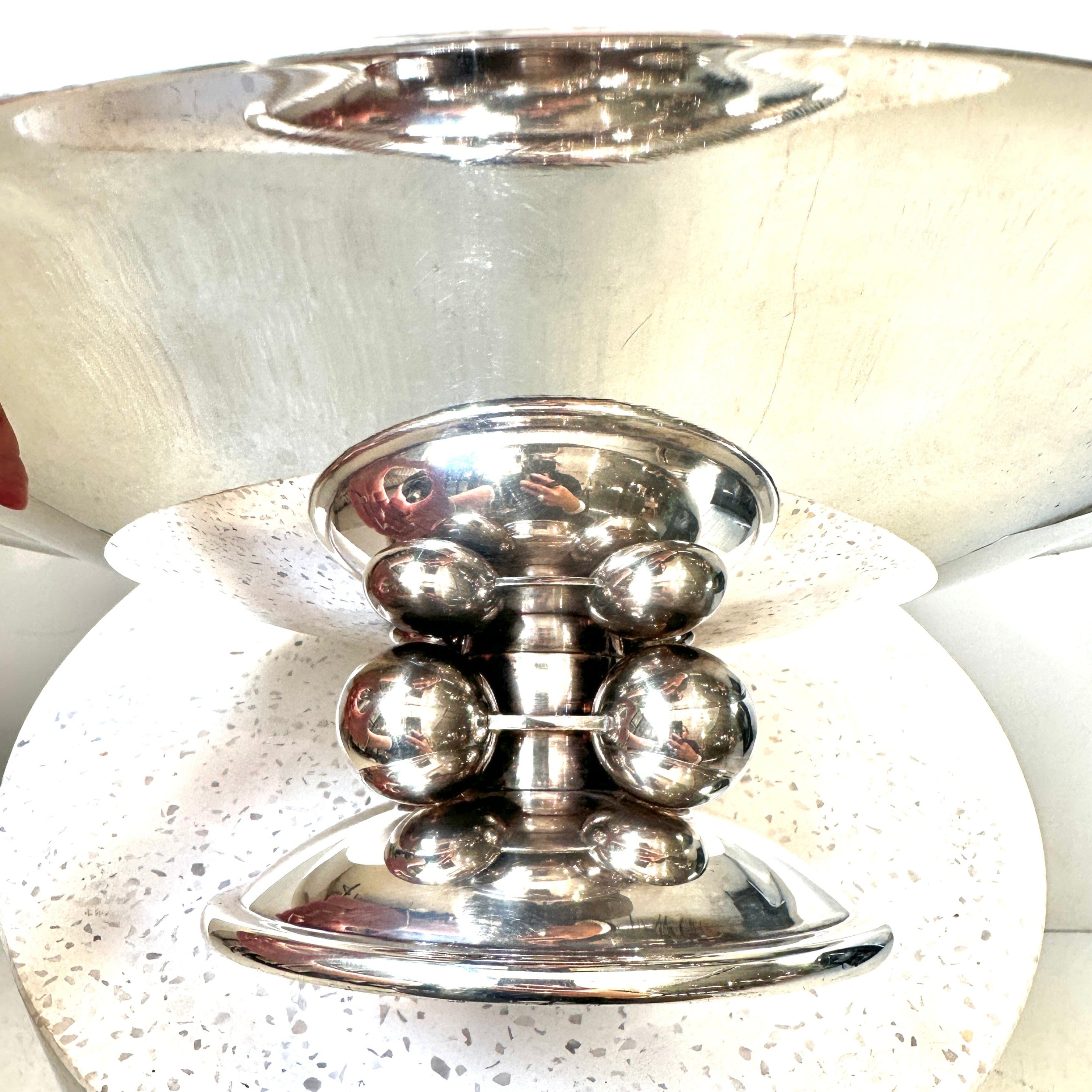 1930s Art Deco "Normandie" Fruit Bowl by Luc Lanel for Christofle