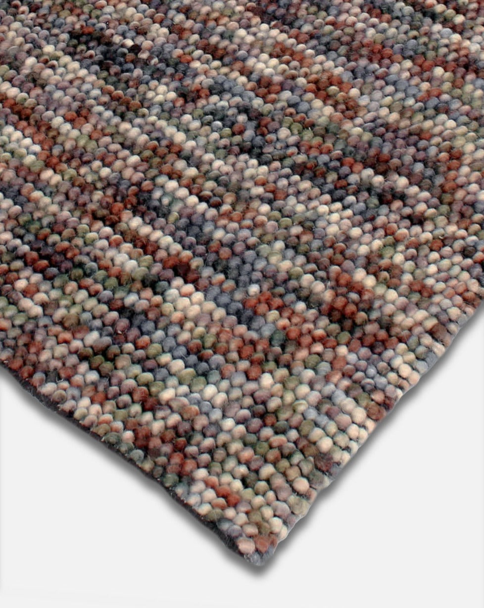 Rosella Hand Braided Wool Rug Rainbow Rodwell and Astor
