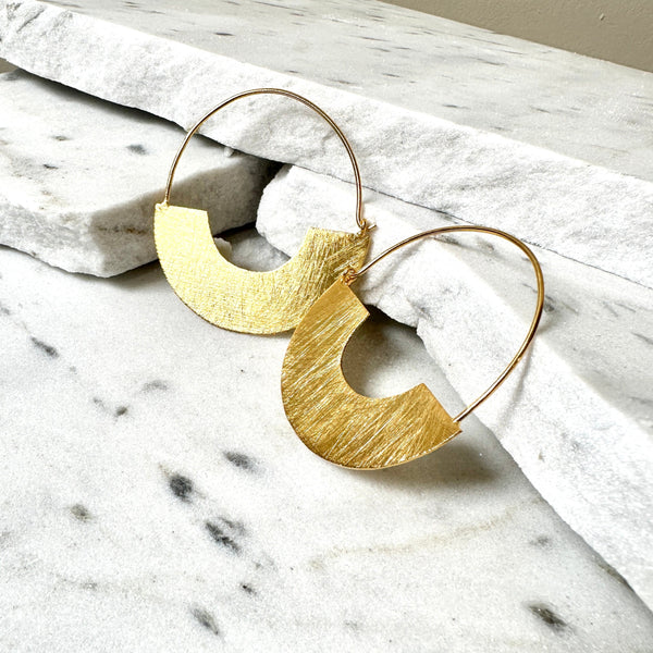MELANIE WOODS - Licia Round Hoop Earrings