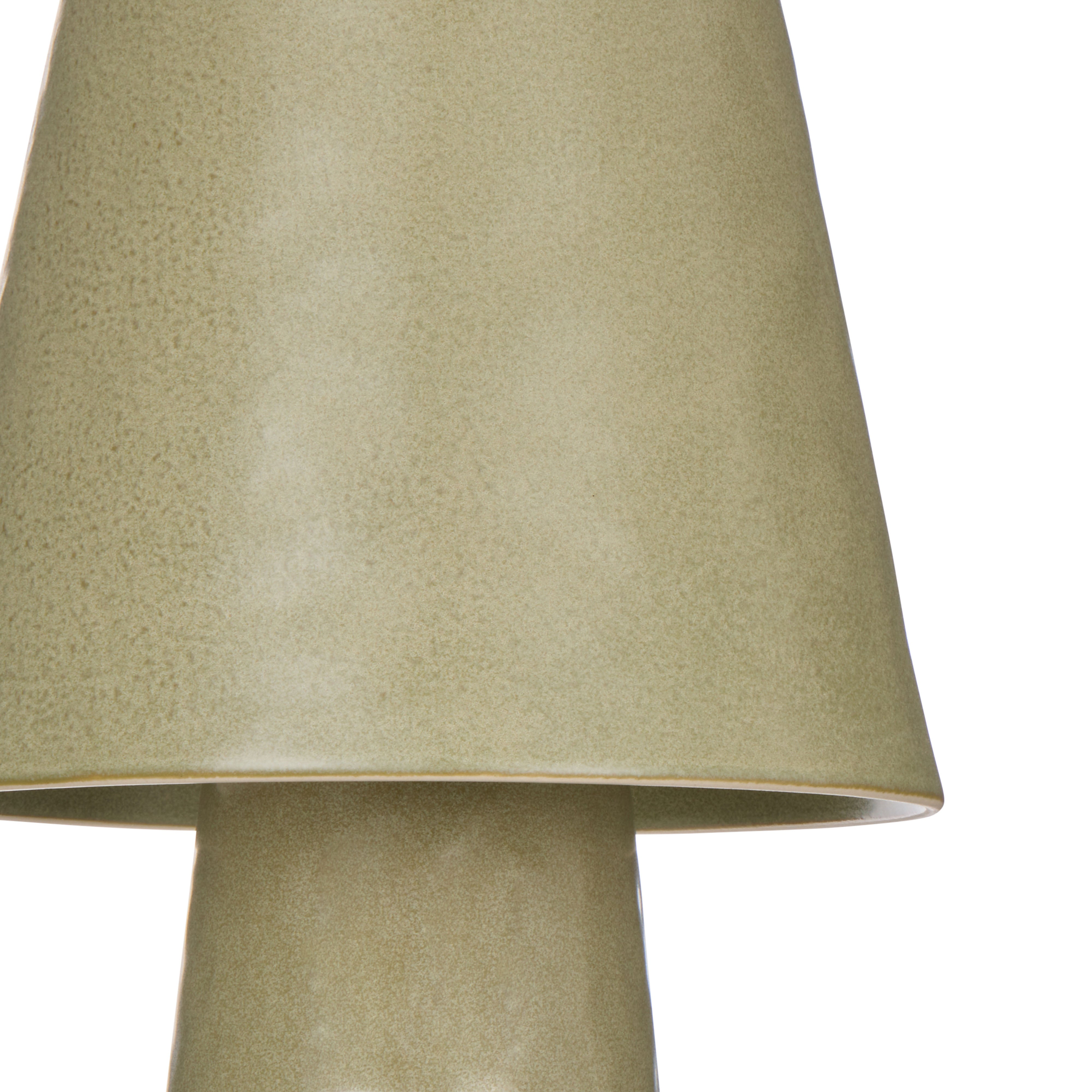 Nora Ceramic Table Lamp - Green