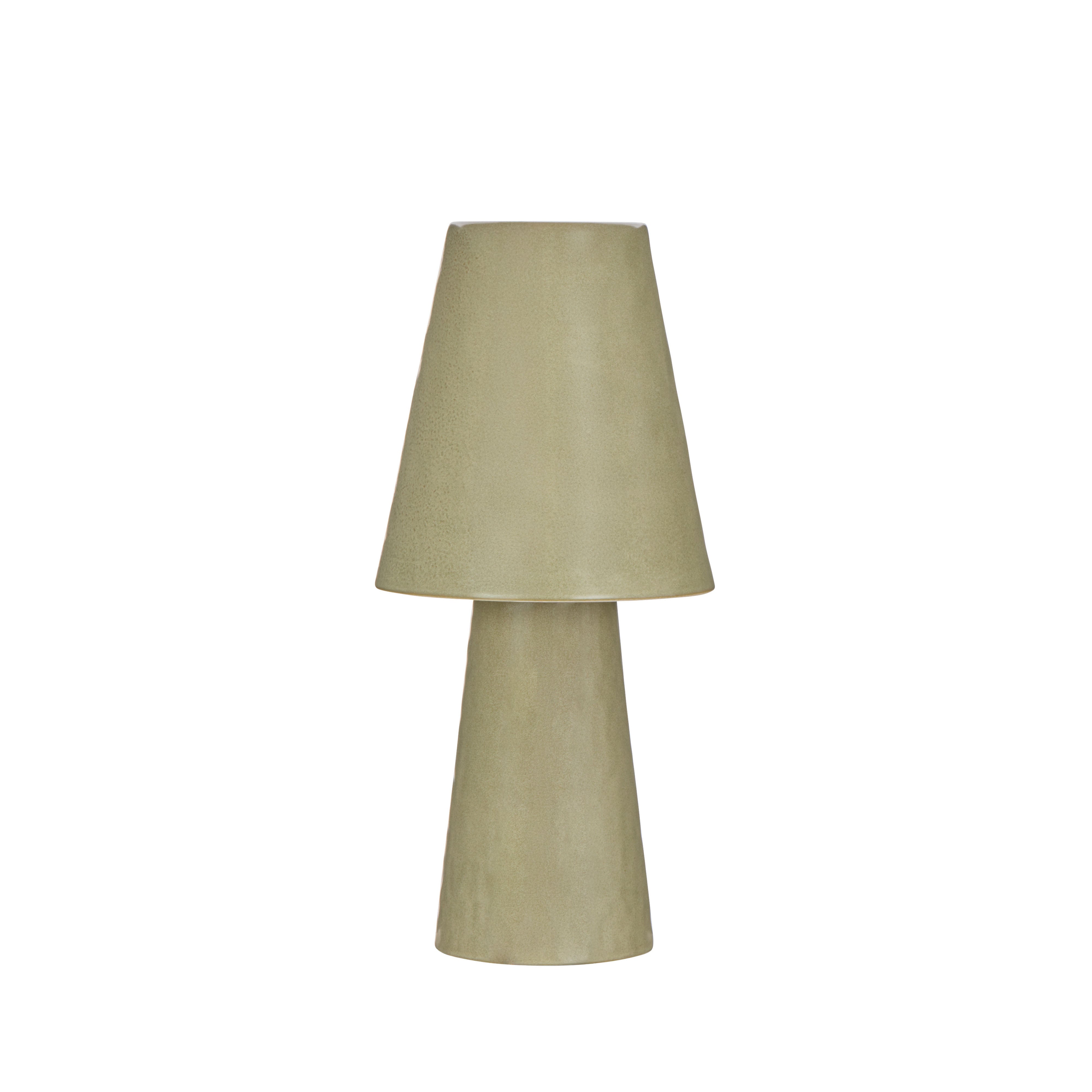 Nora Ceramic Table Lamp - Green