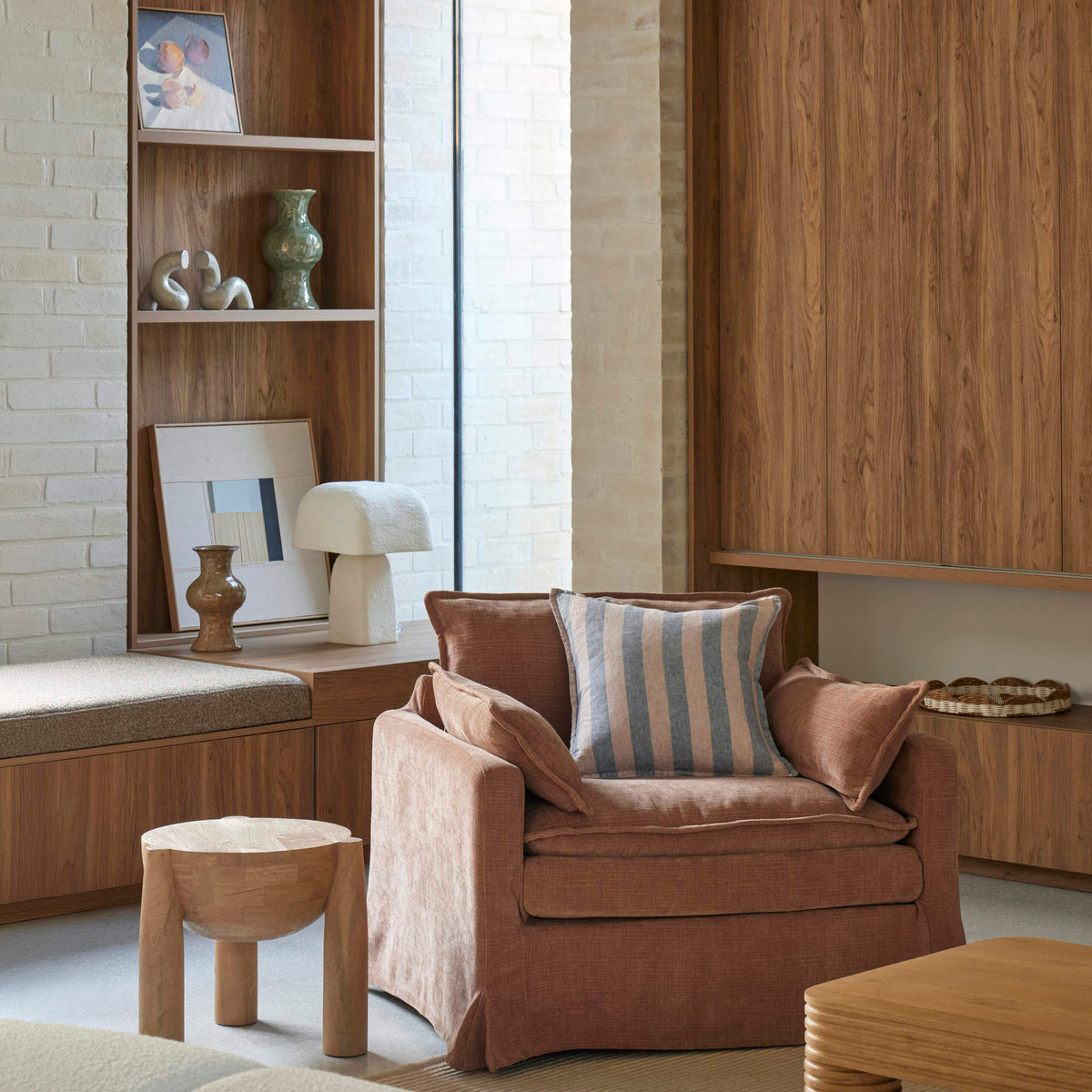 Poppy Armchair - Blush Pink Rodwell and Astor