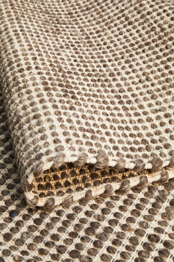 Riba 300 Rug - Taupe Wool Rug