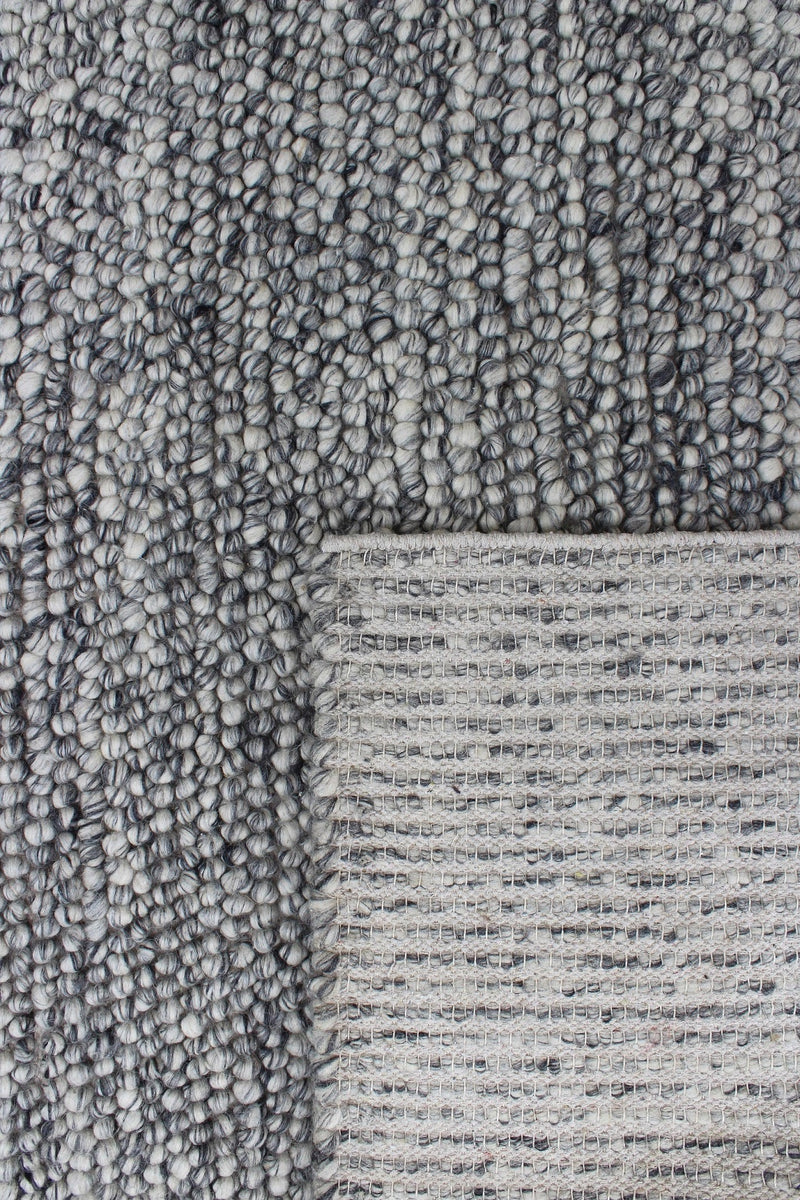 Rosella Hand Braided Wool Rug - Grey Rodwell and Astor