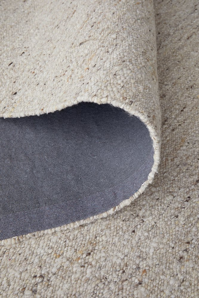 Elm Wool Flatweave Runner - Pepper