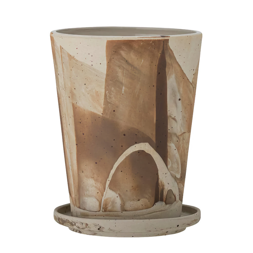 BLOOMINGVILLE Stacey Flowerpot with Saucer