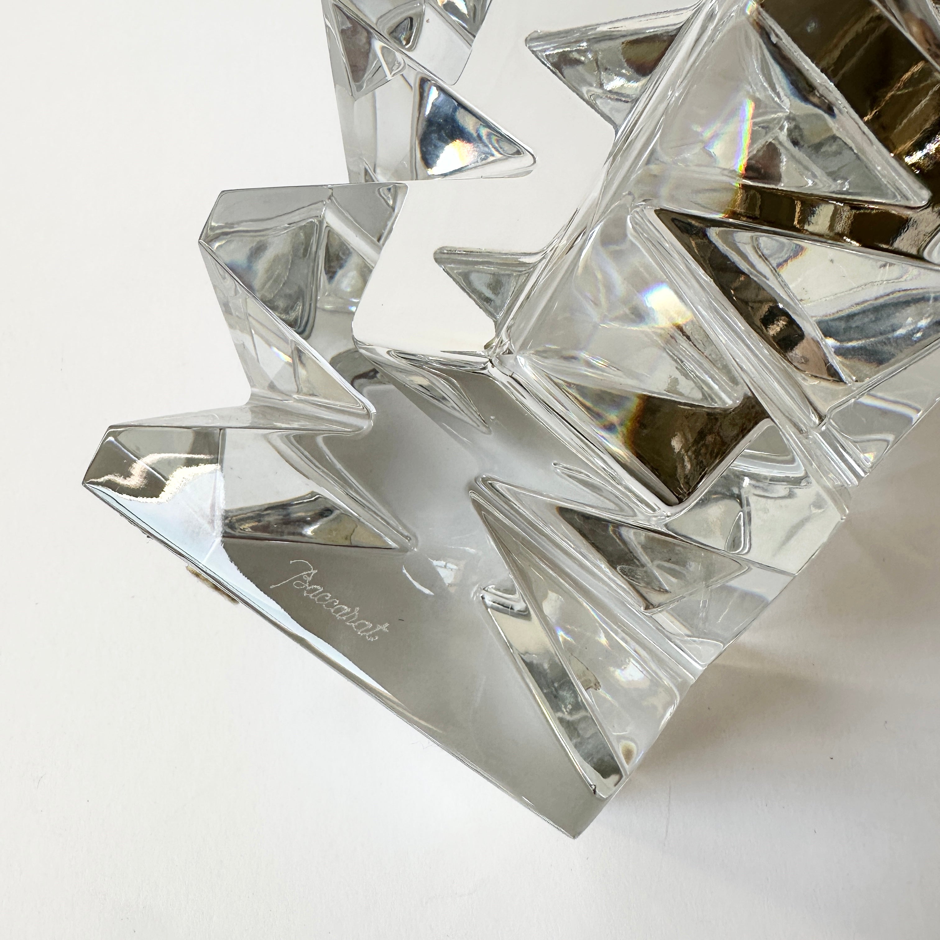 Baccarat Totem Vase — Clear Crystal (Nicolas Triboulot)