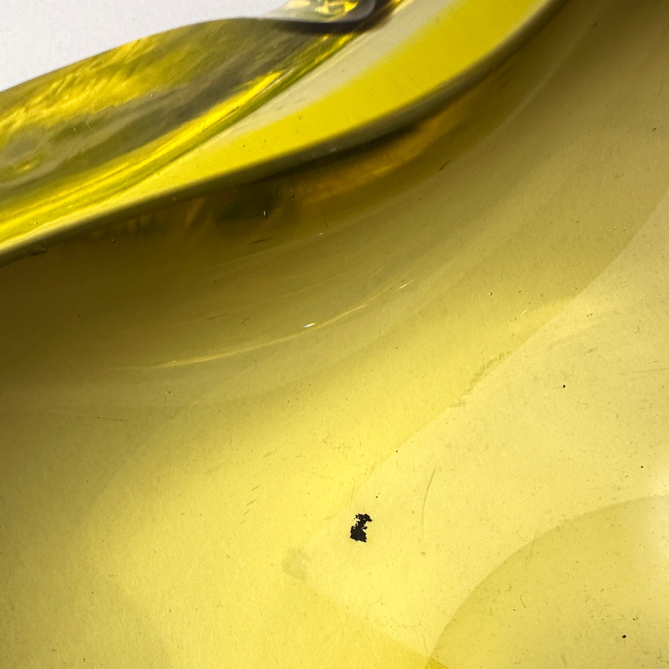 Vintage 1960s Murano Sommerso Uranium Glass Bowl