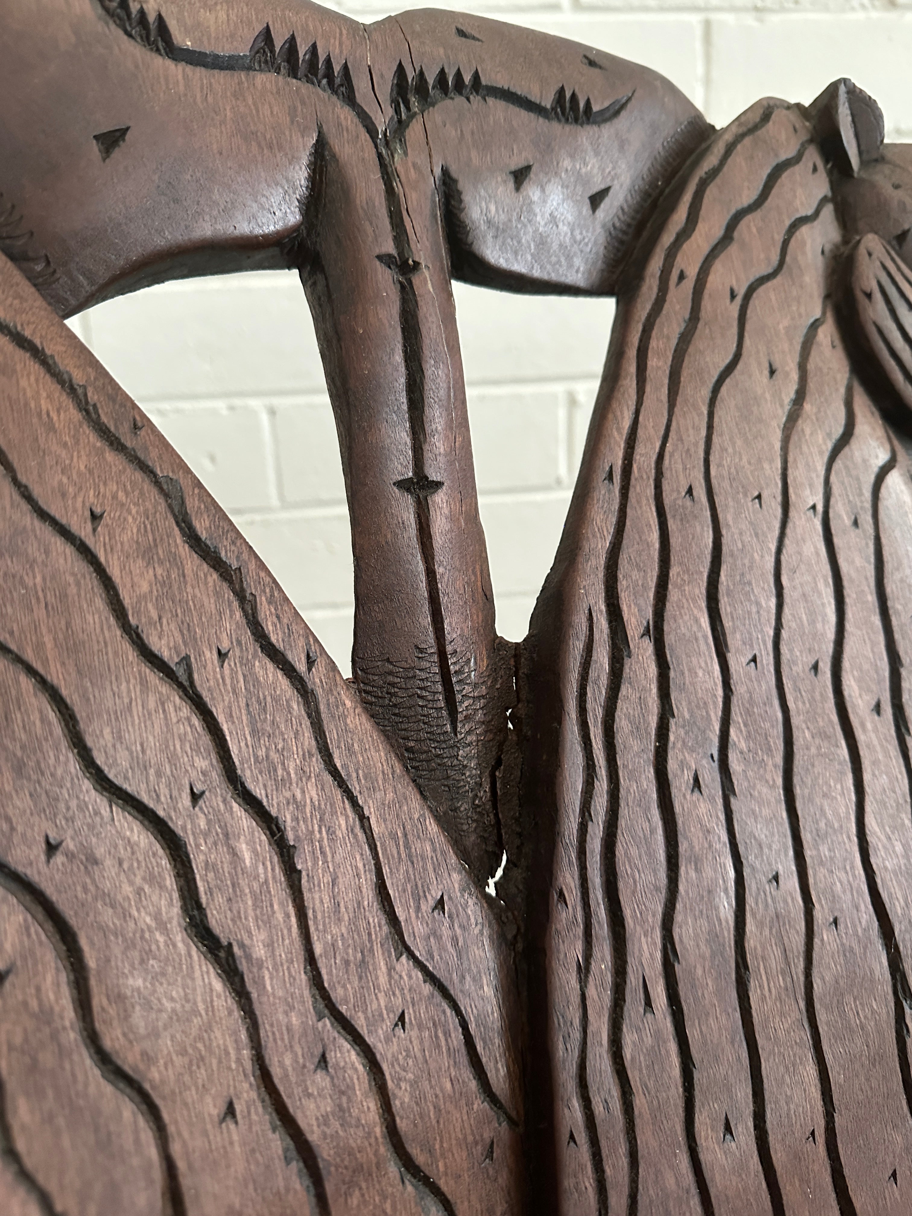 Carved Wooden Malawi Chief's Chair – African Blackwood