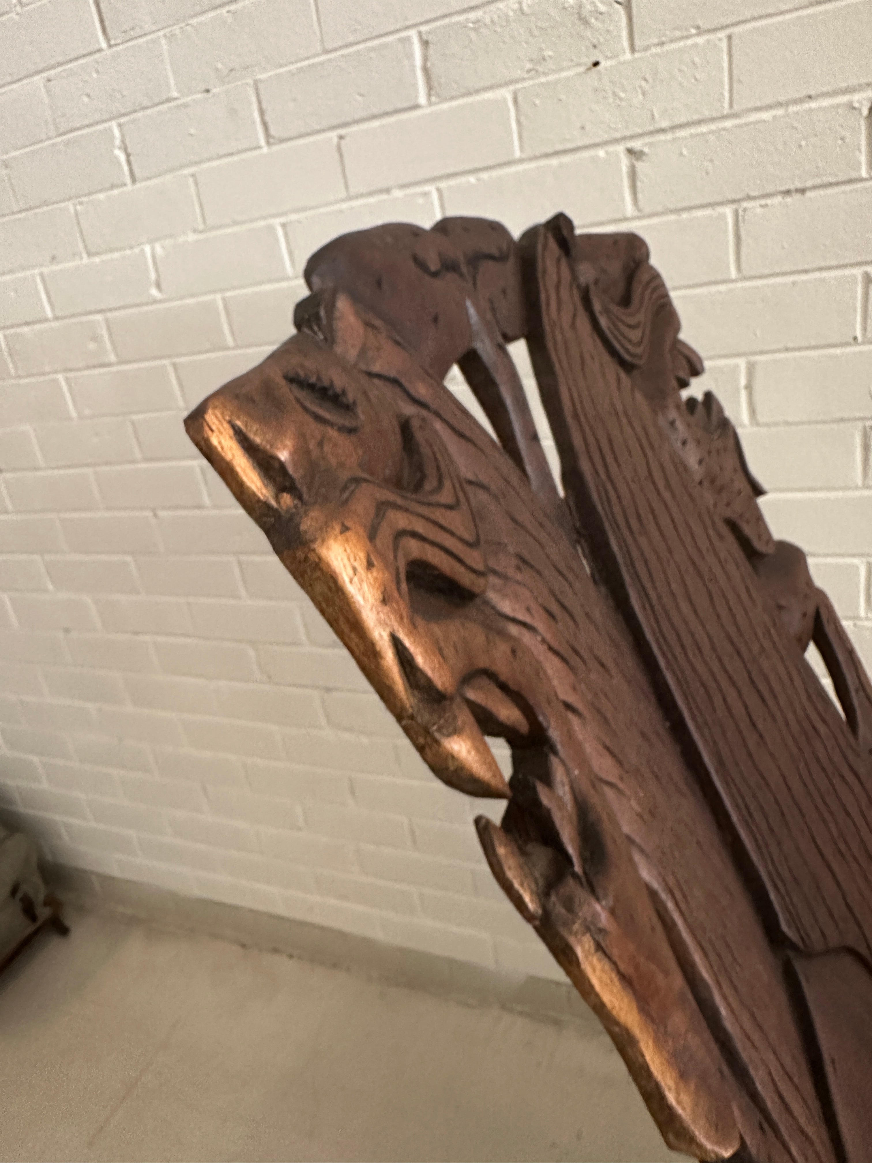 Carved Wooden Malawi Chief's Chair – African Blackwood
