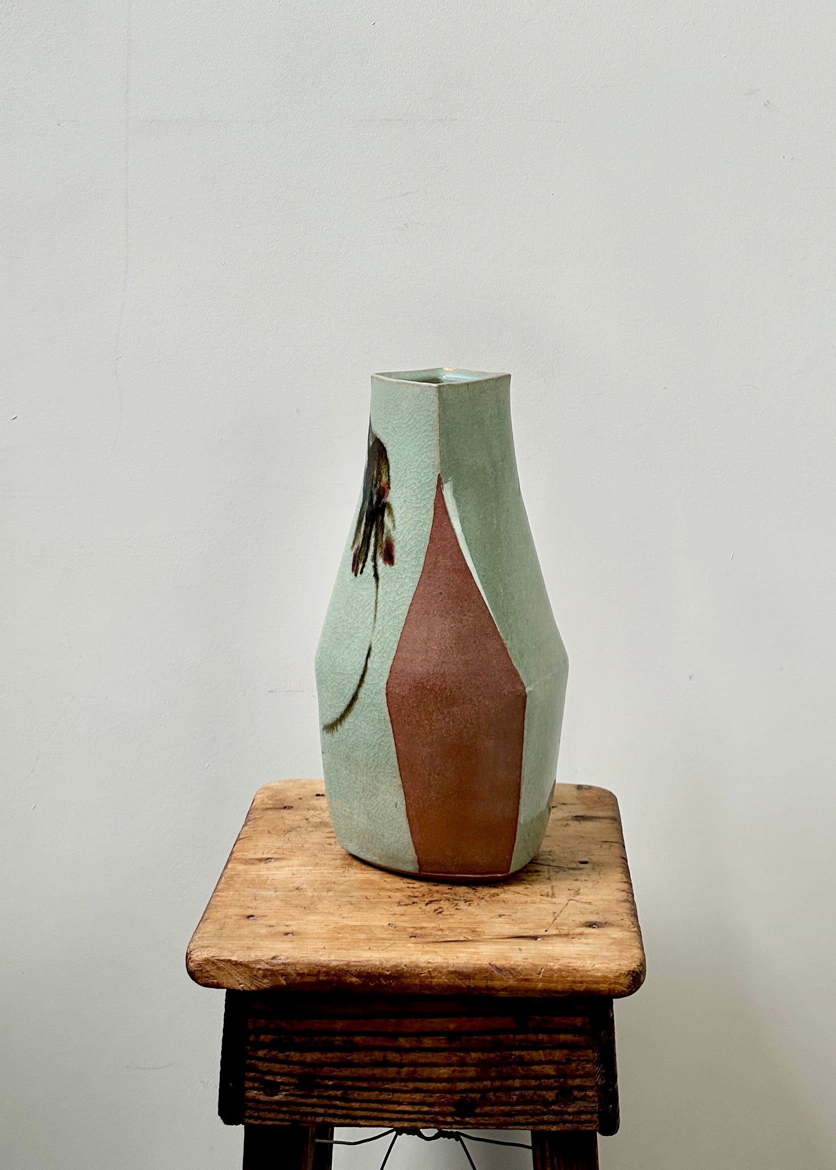 Vintage Japanese Vase by Jin Nariyoshi | C. 1970