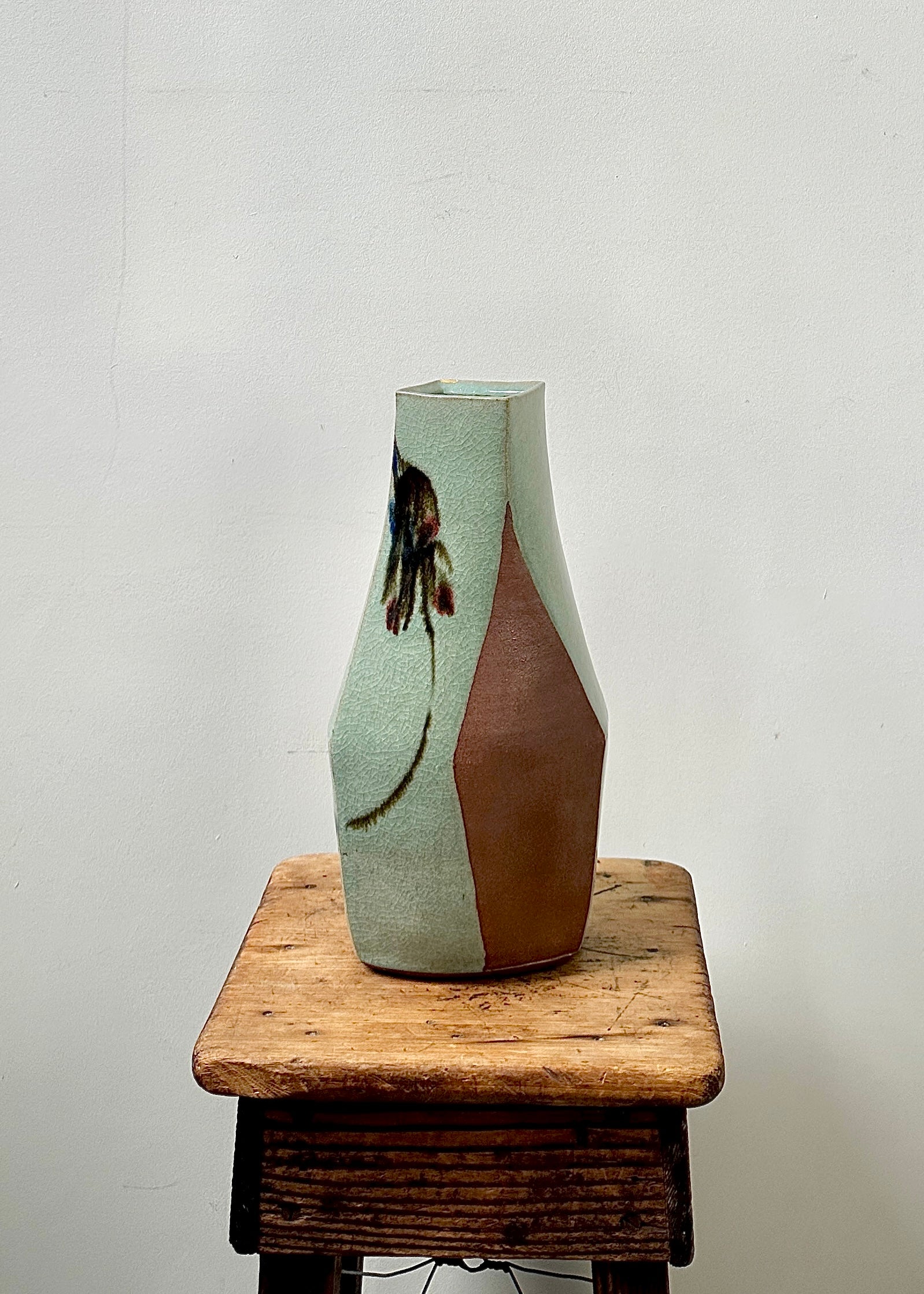 Vintage Japanese Vase by Jin Nariyoshi | C. 1970