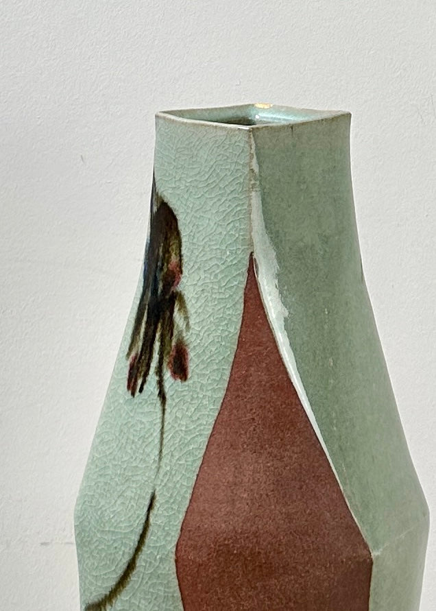 Vintage Japanese Vase by Jin Nariyoshi | C. 1970