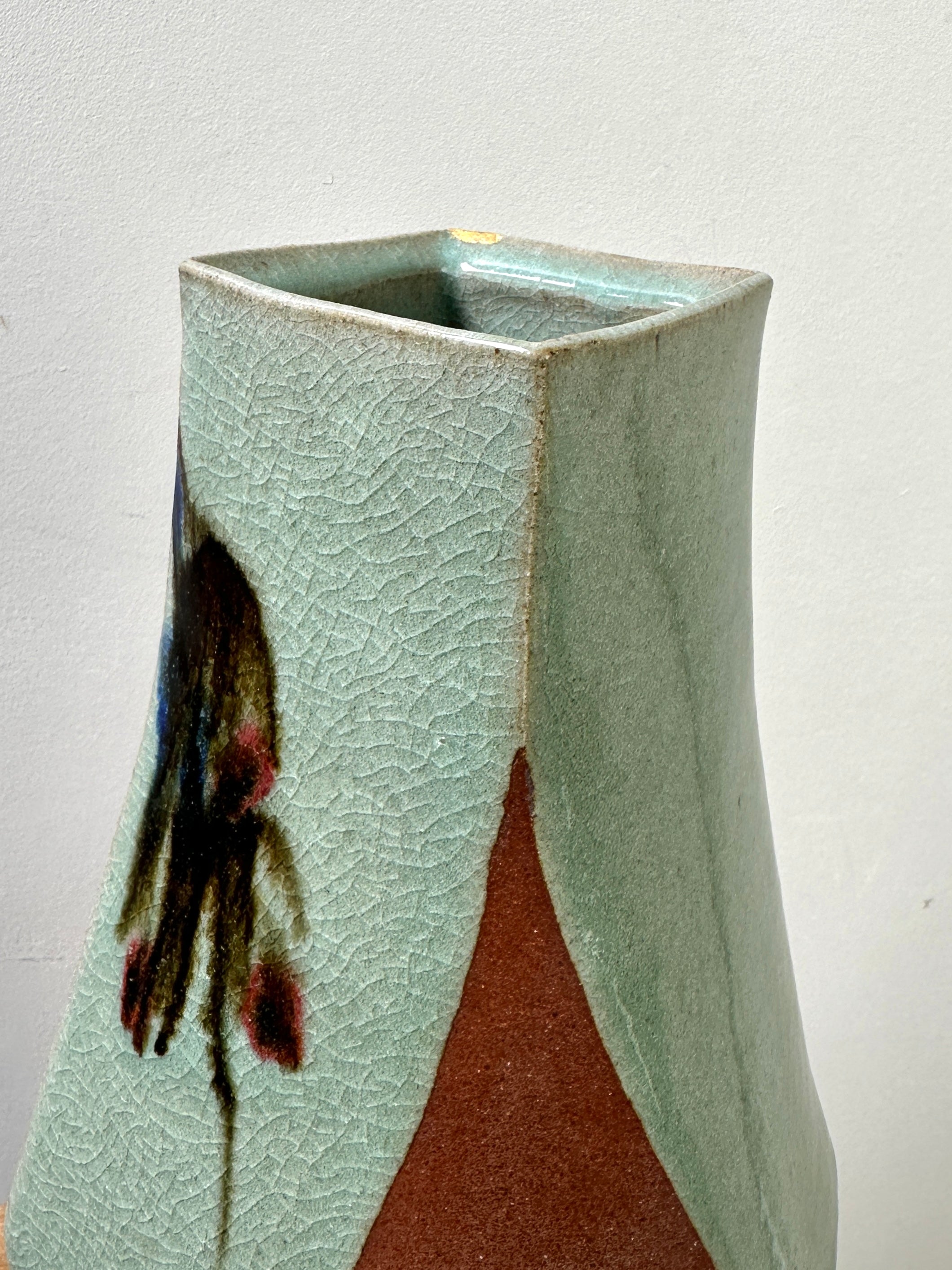Vintage Japanese Vase by Jin Nariyoshi | C. 1970