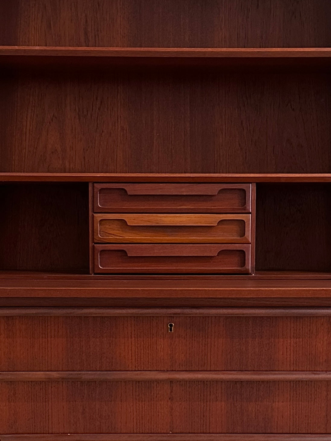 Vintage 1960s BRDR Teak Secretaire Desk