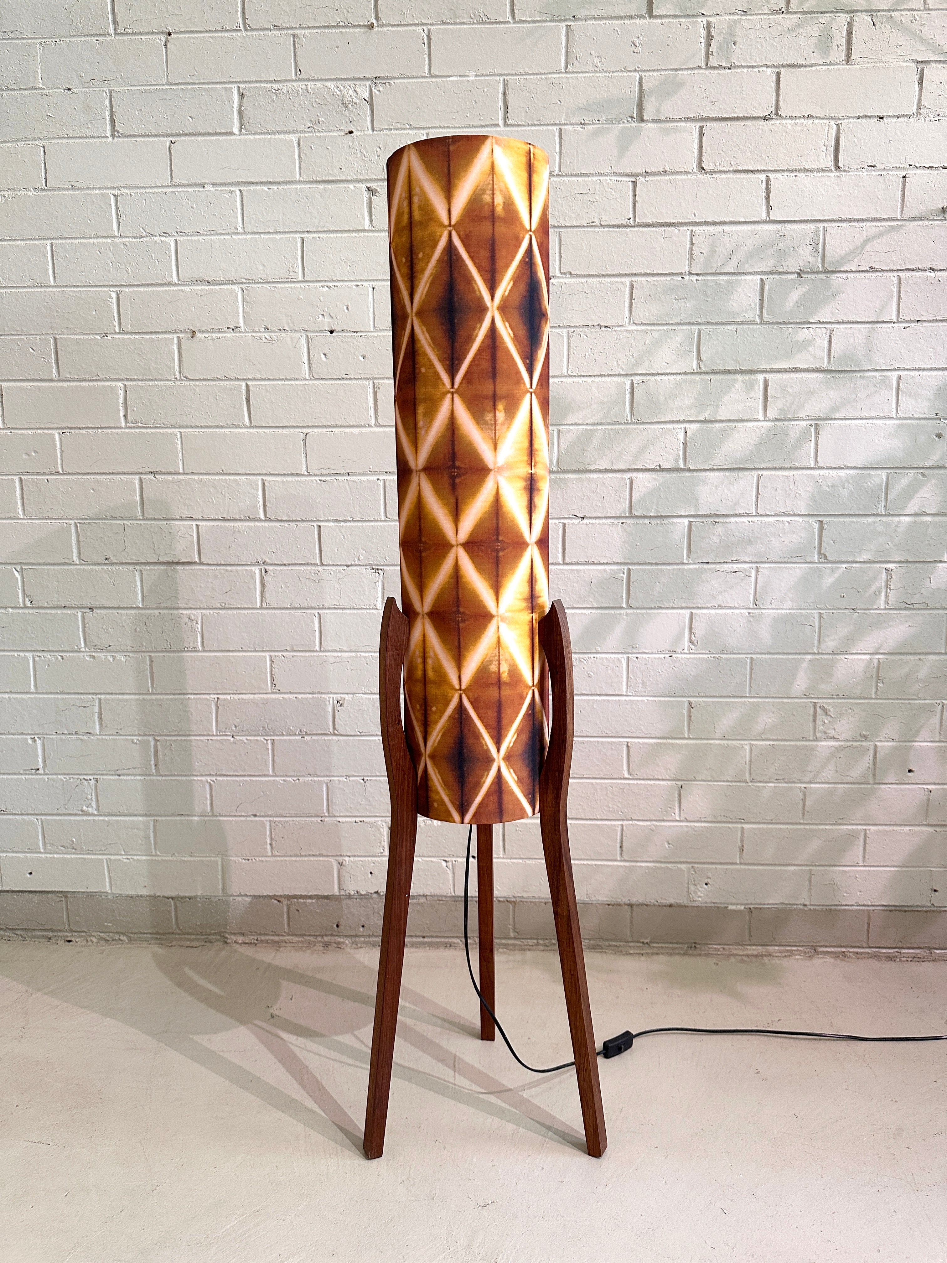 Vintage Mid Century Modern Rocket Lamp
