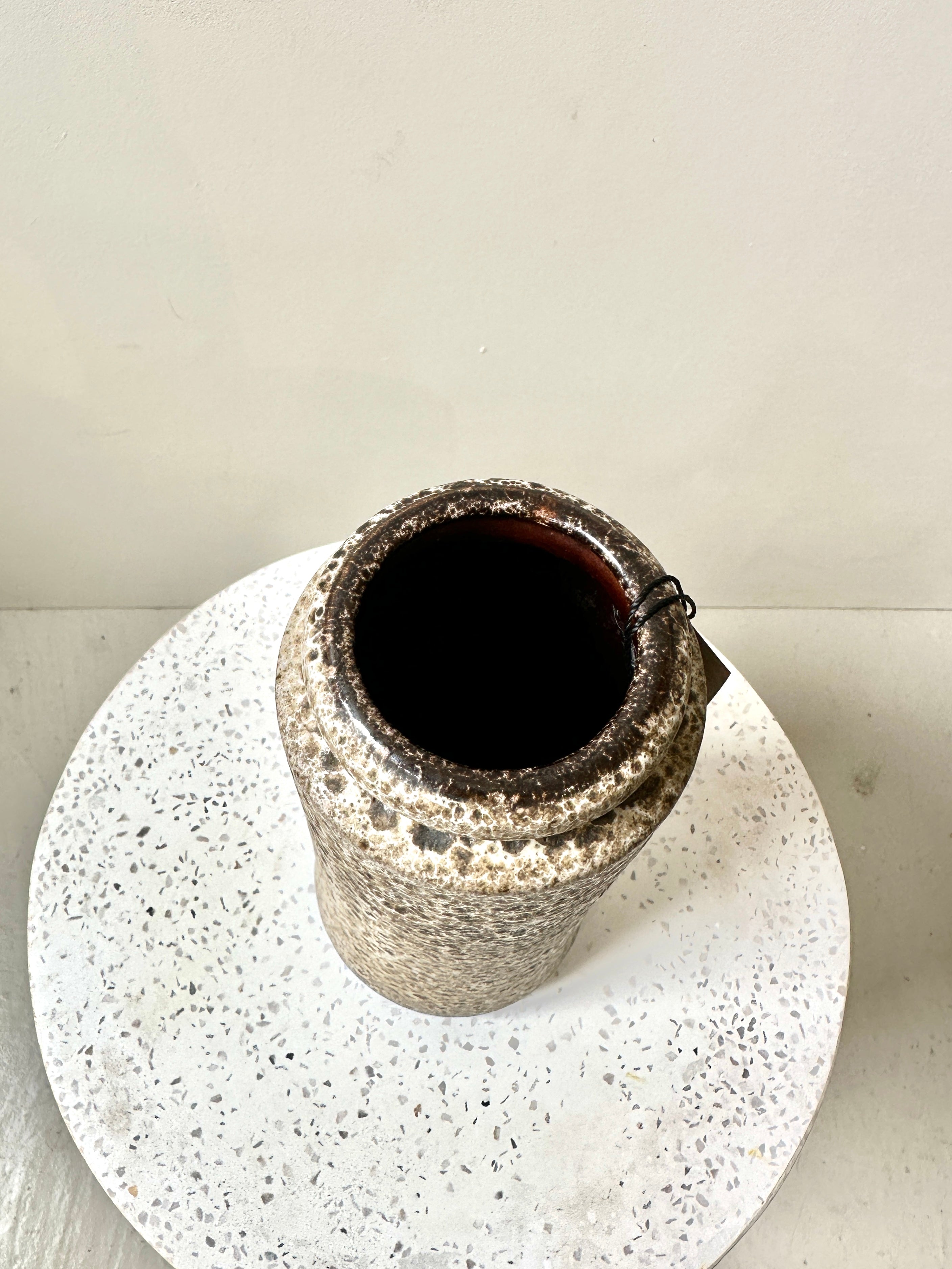 Vintage 1960s Fat Lava Vase by Scheurich