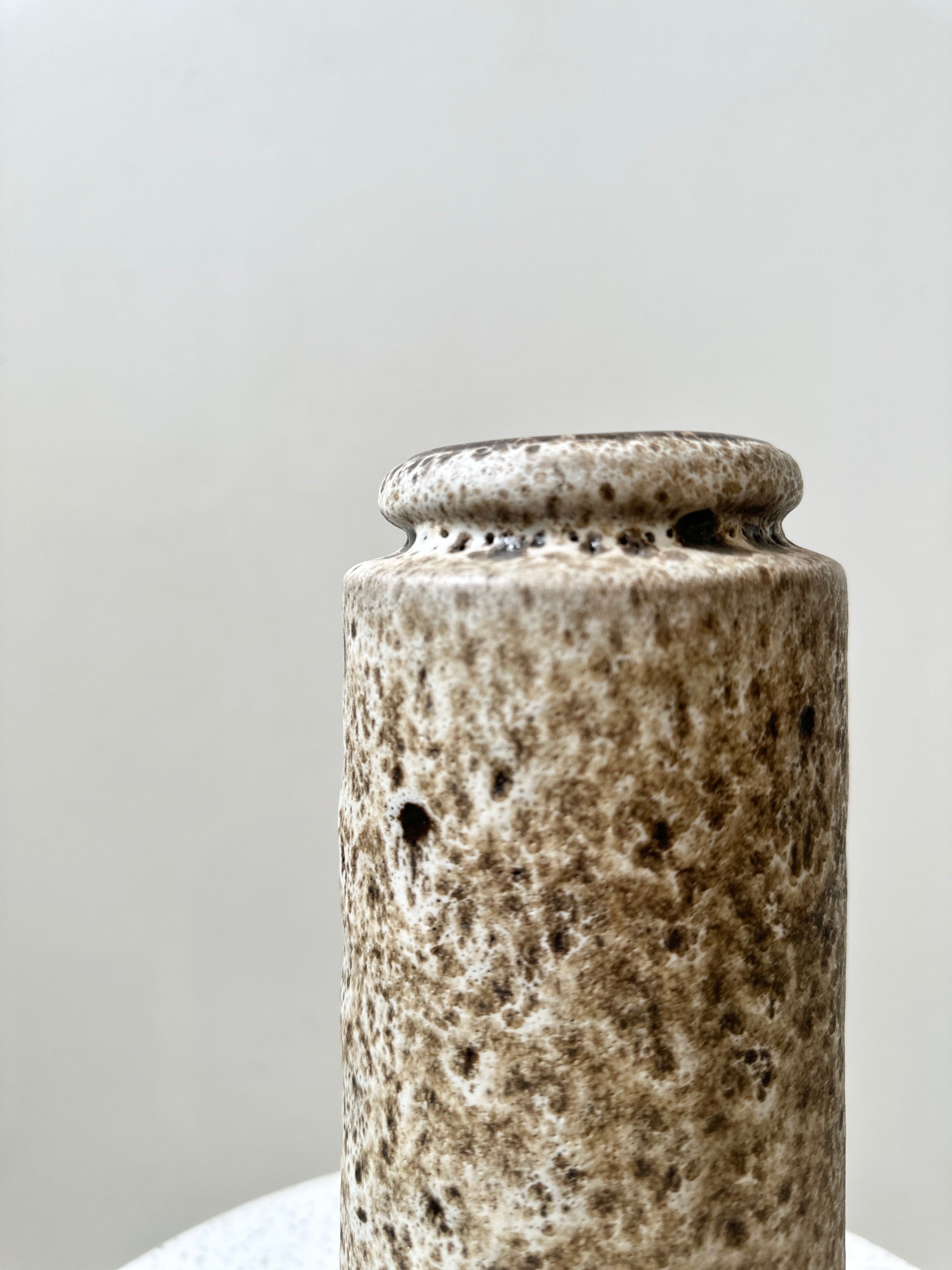 Vintage 1960s Fat Lava Vase by Scheurich