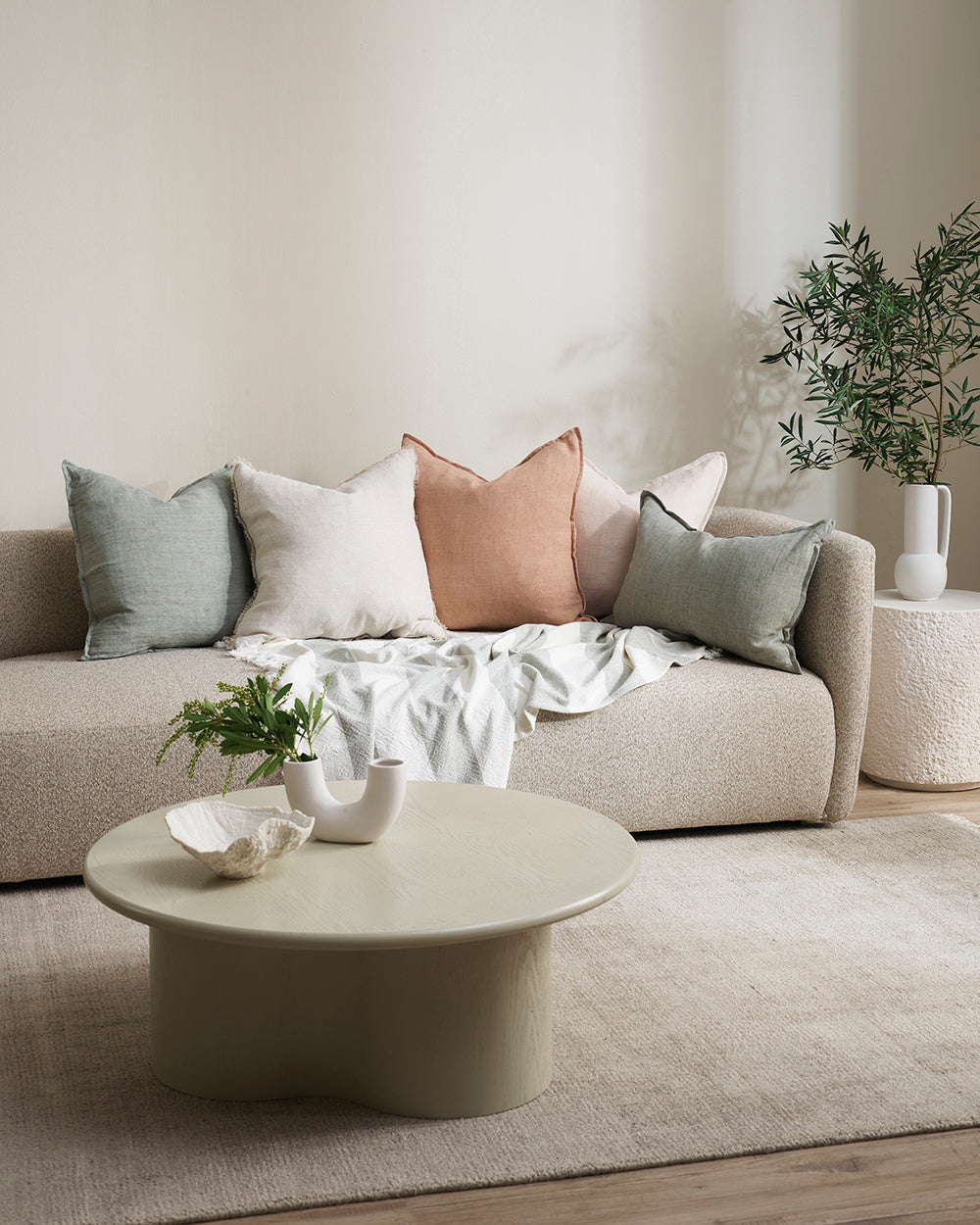 BAYA Arcadia Cushion - Sage 40 x 60cm