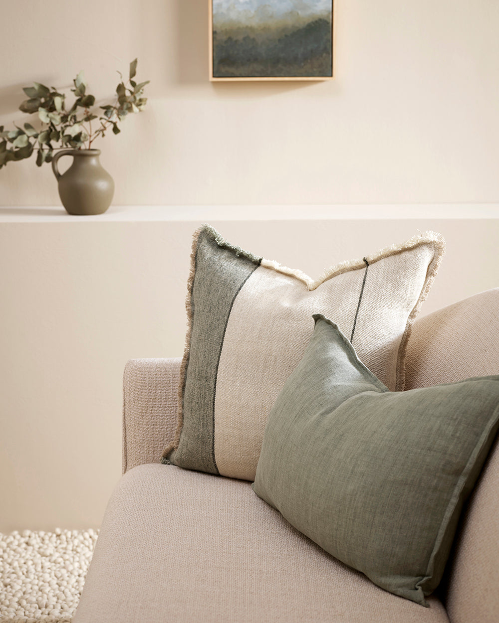 BAYA Arcadia Cushion - Sage 40 x 60cm