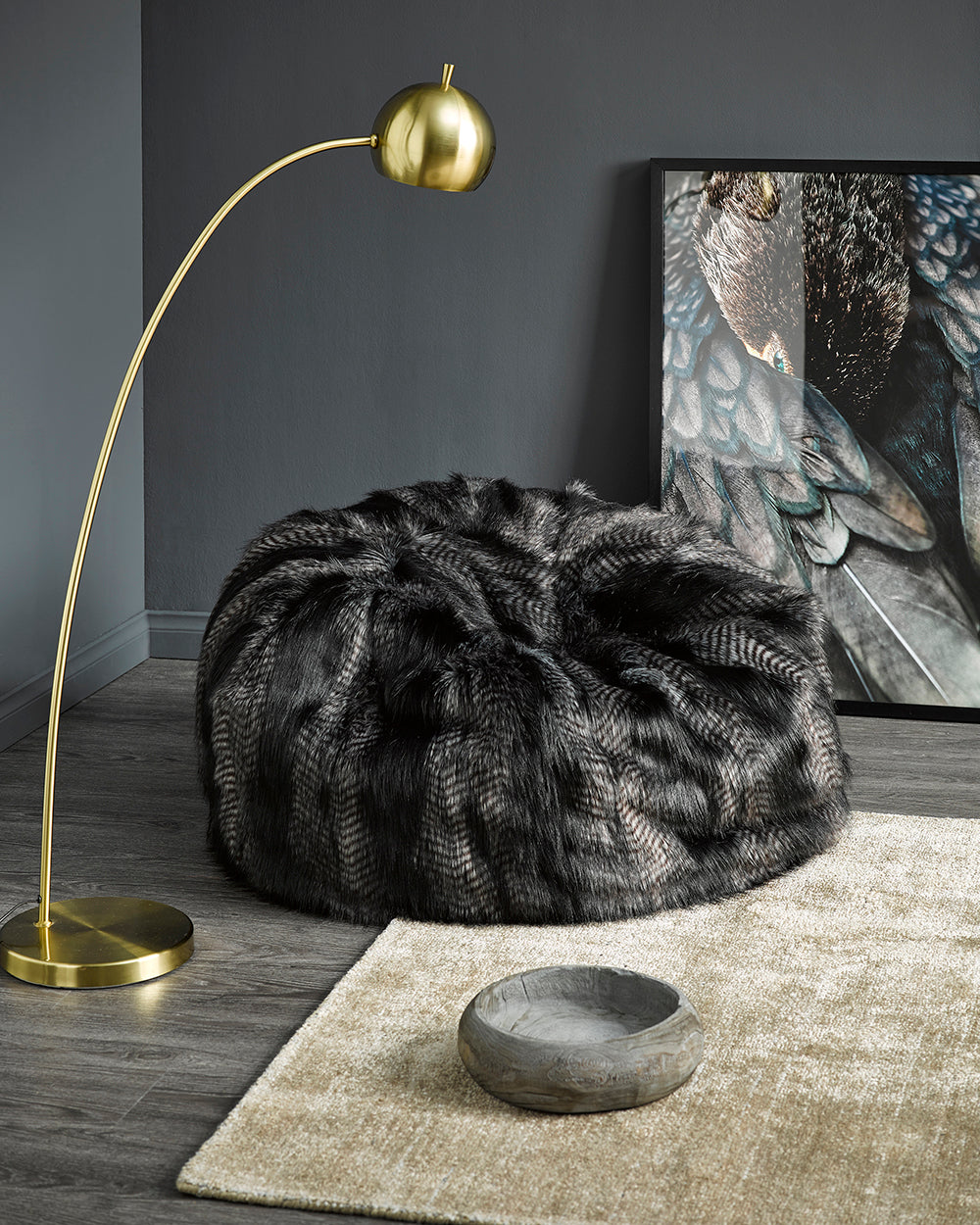 HEIRLOOM Black Coyote Plush Pod
