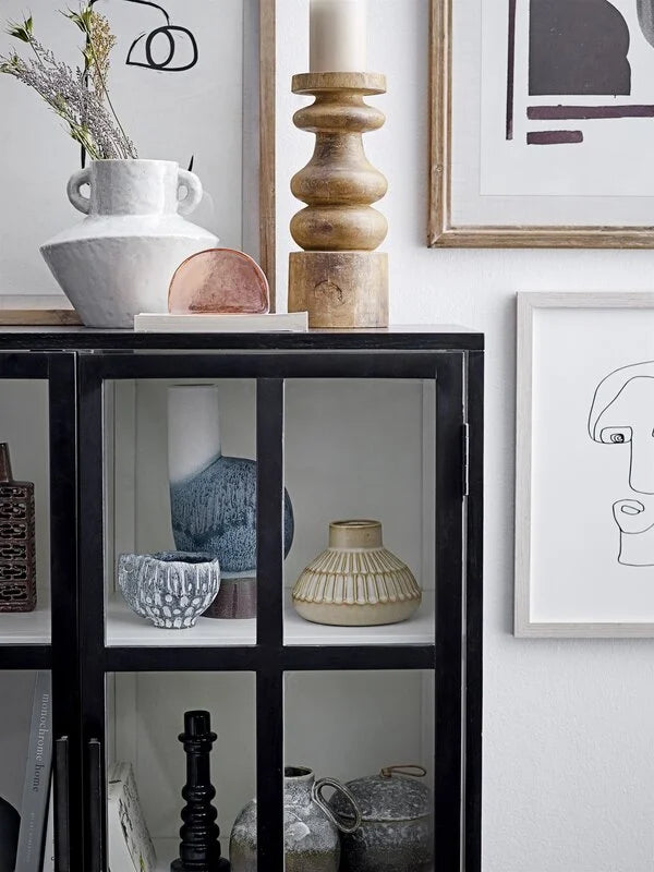 BLOOMINGVILLE Opal Display Cabinet – Black Oak Rodwell and Astor