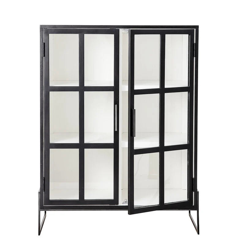 BLOOMINGVILLE Opal Display Cabinet – Black Oak Rodwell and Astor