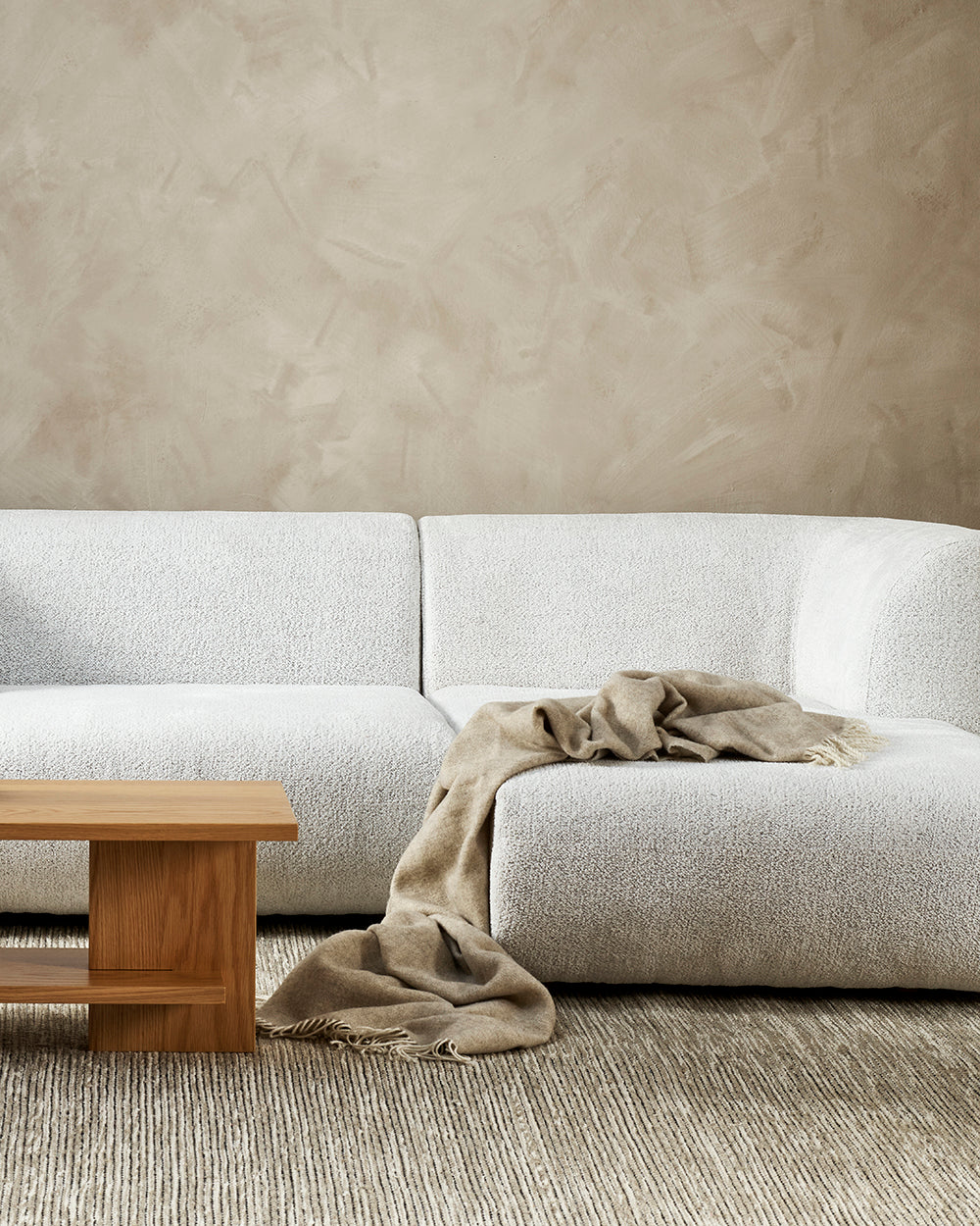 Casa Wool Throw - Oatmeal